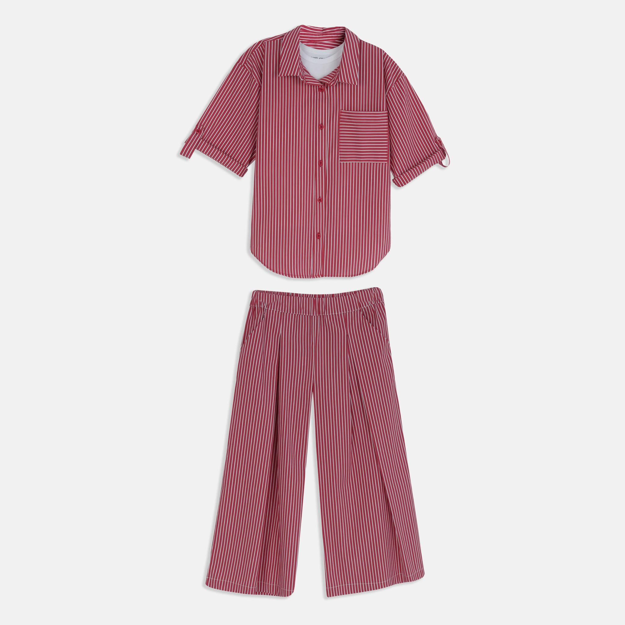 طقم بناتي مخطط alternative product image
