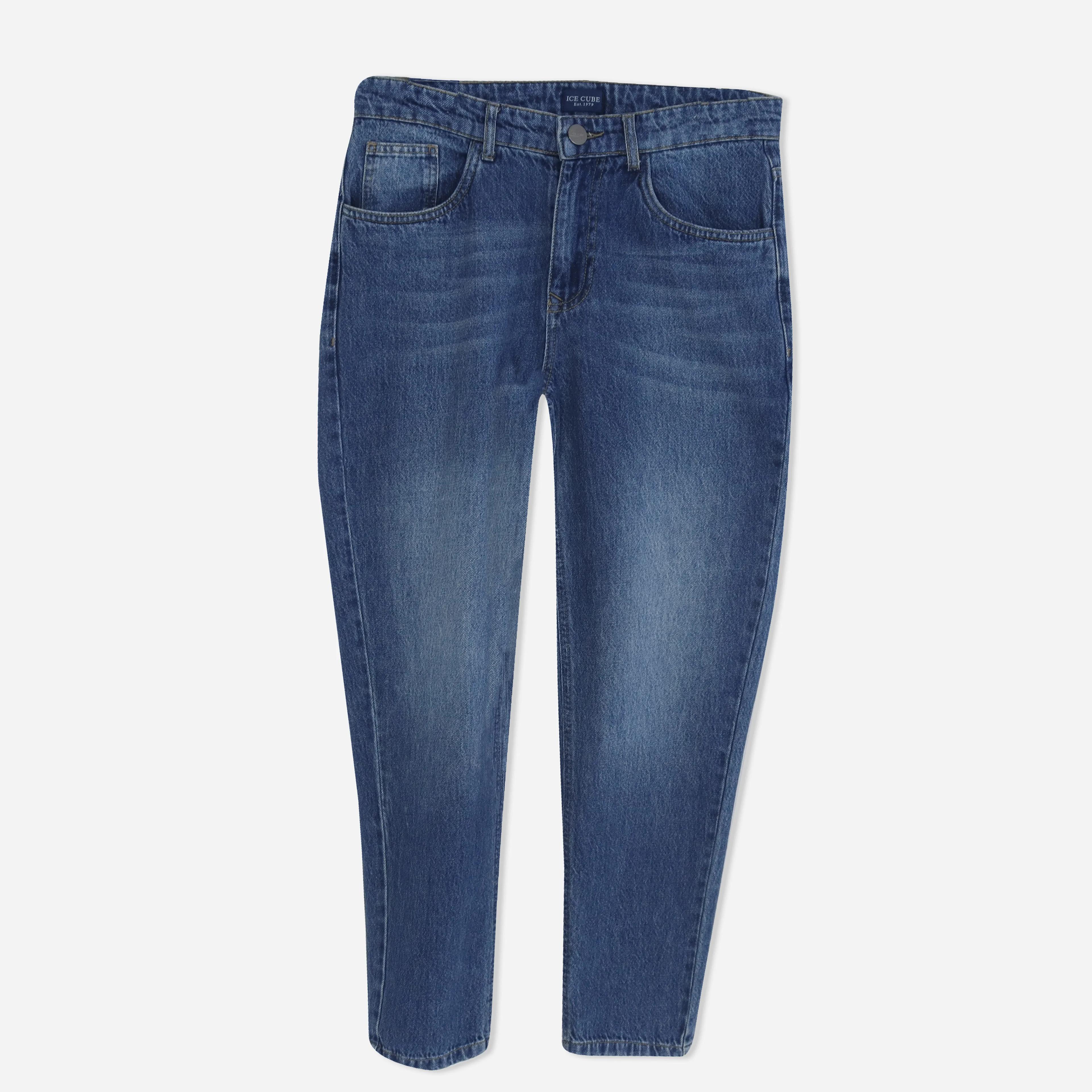 بنطلون جينز رجالي ذو ساق مستقيمة Thumbnail 1