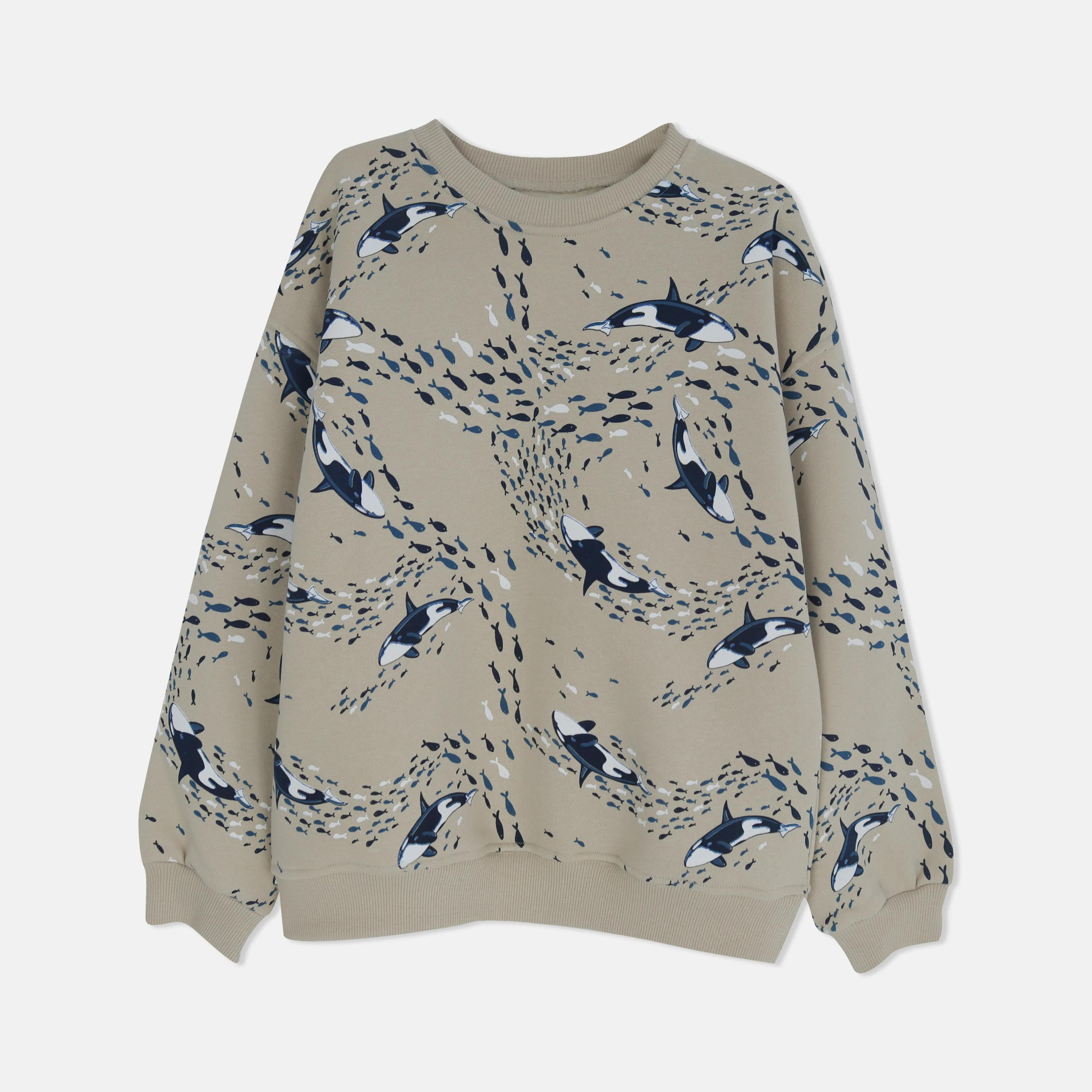 سترات مطبوعة ومتينة برقبة دائرية Thumbnail 1