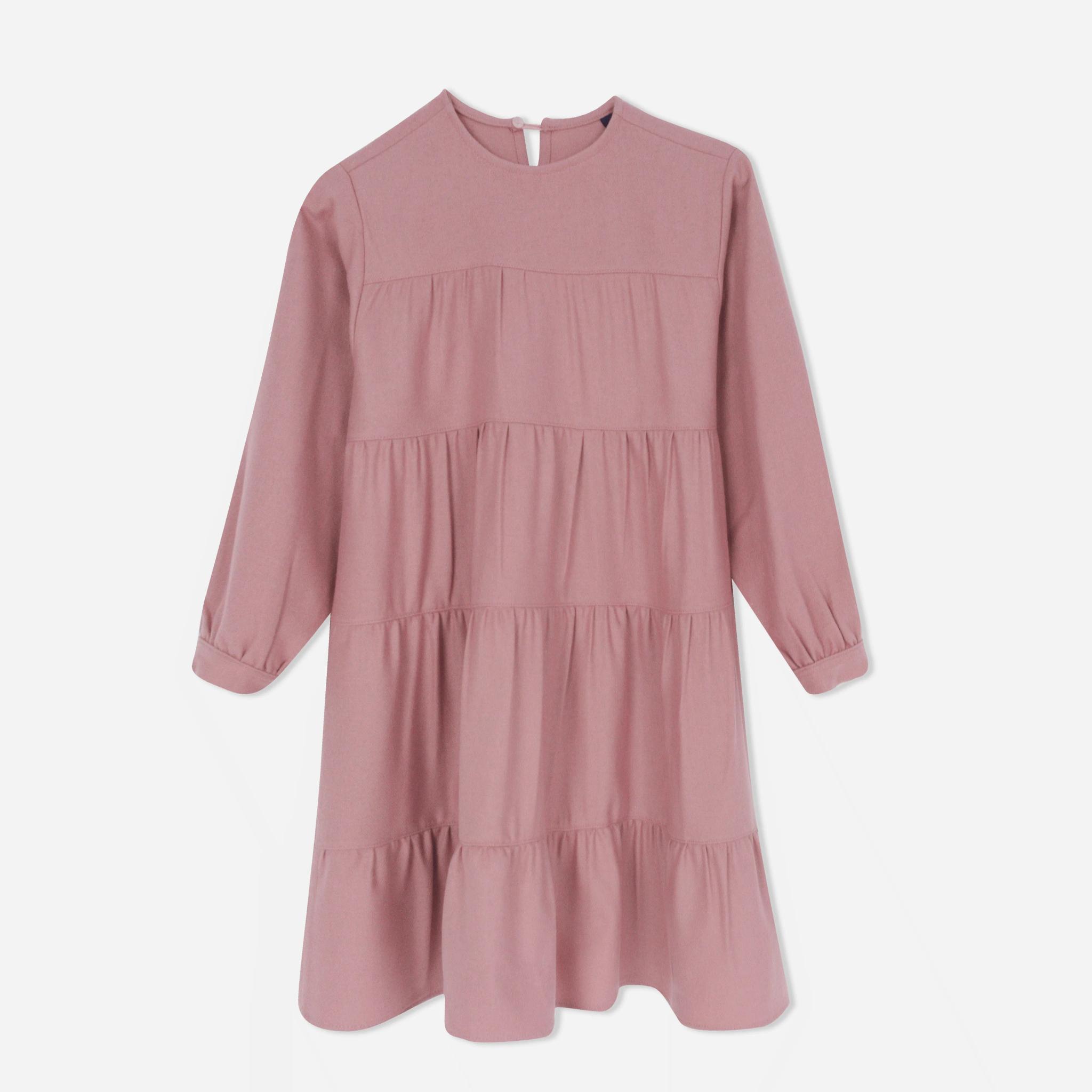 فستان بناتي متعدد الطبقات بأكمام طويلة alternative product image