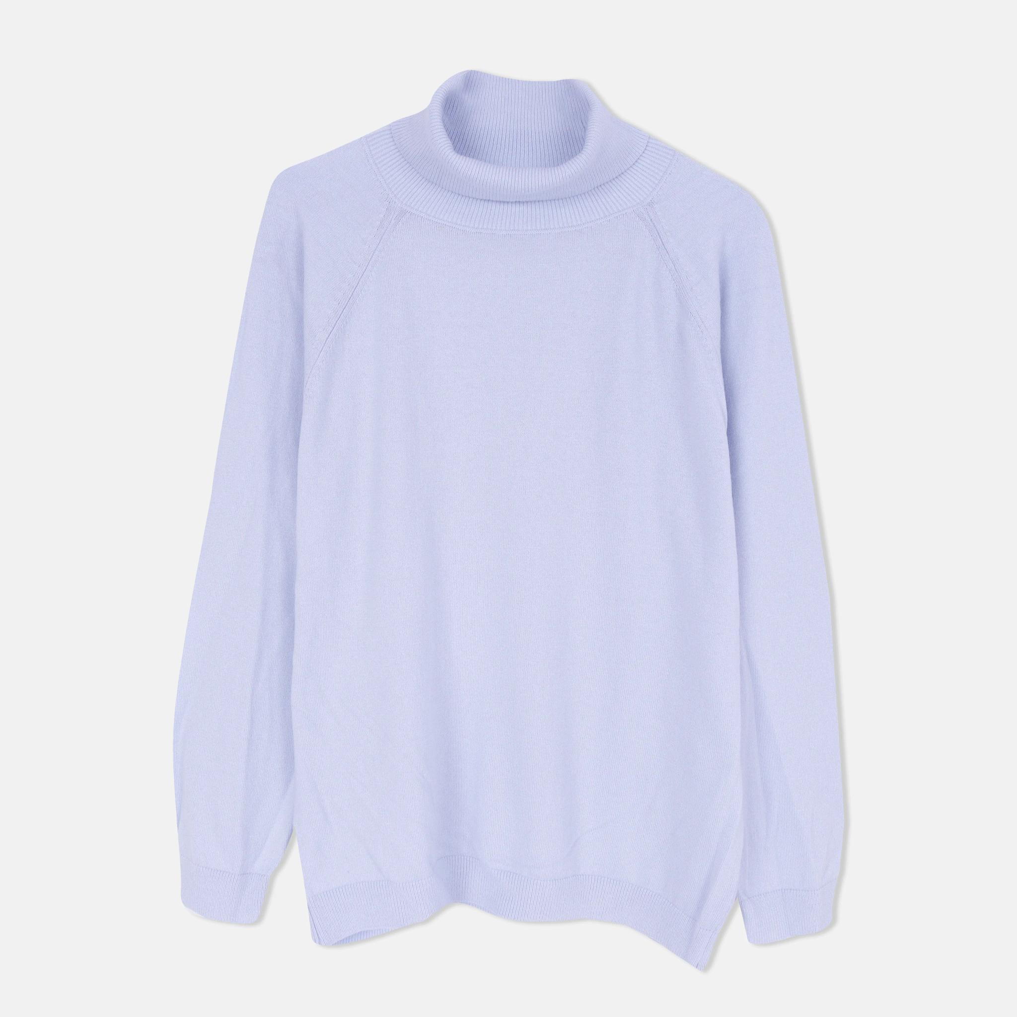 سويتر محبوكة برقبة عالية alternative product image