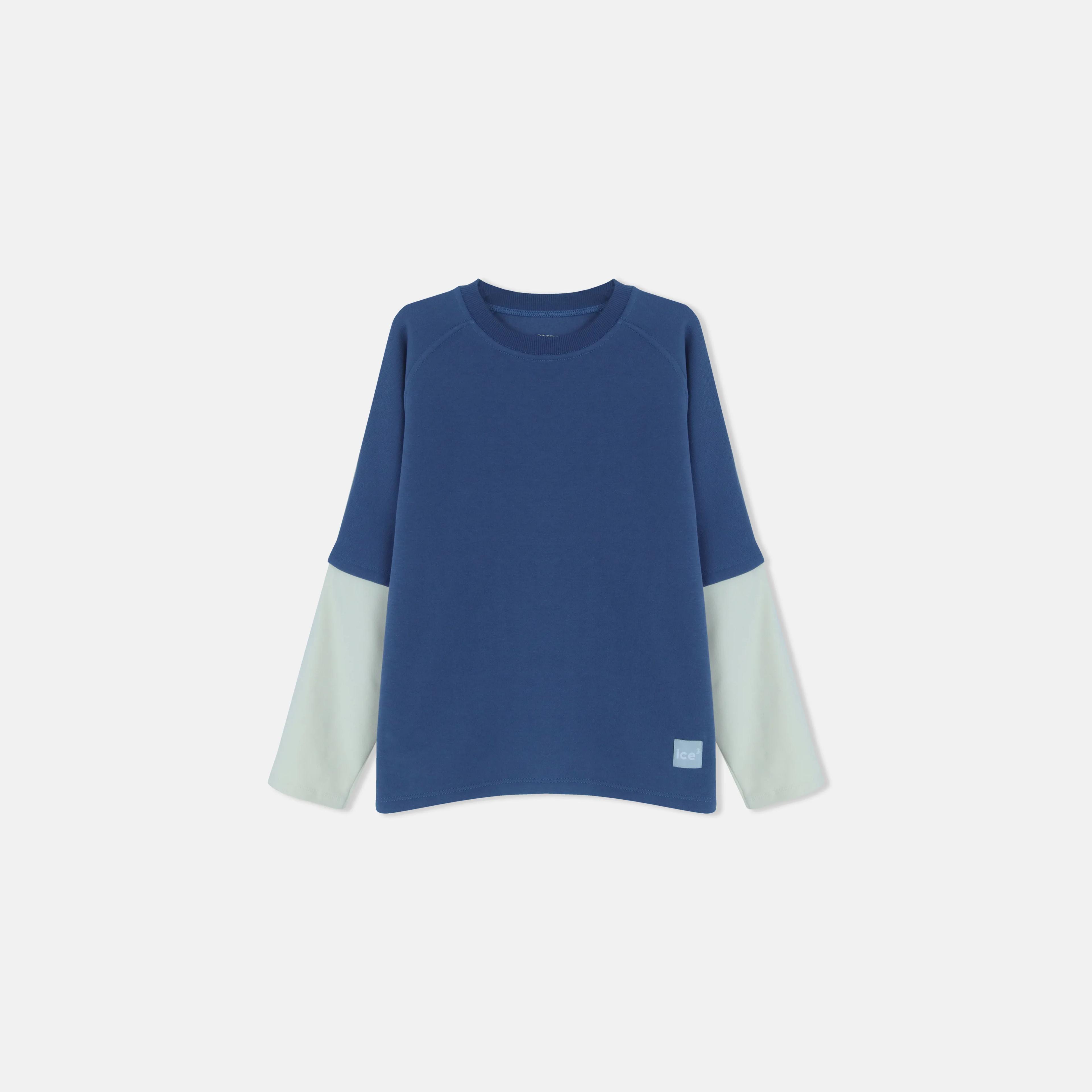 تي شيرت متعدد الطبقات بلونين للأولاد Thumbnail 1