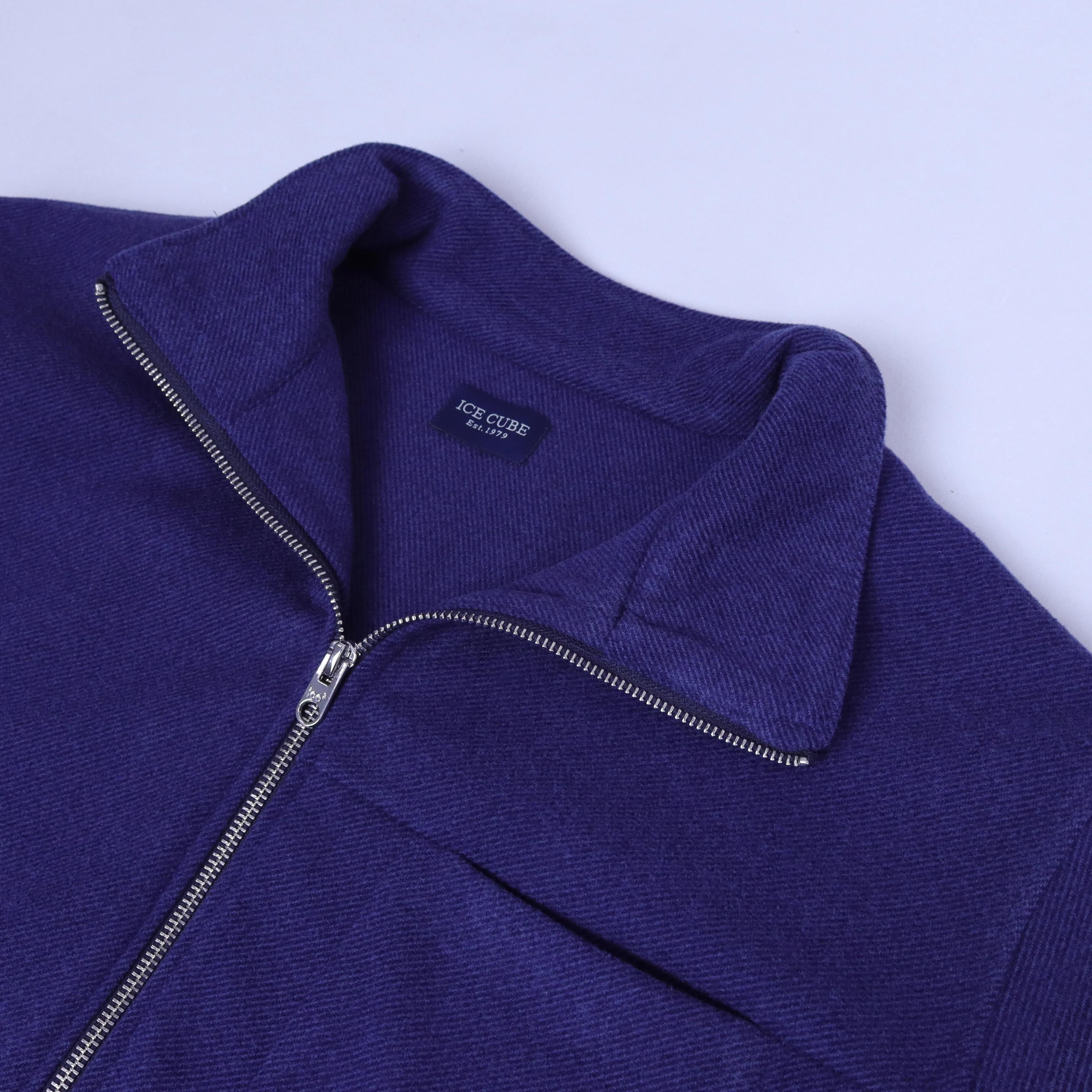 سترة نسائية من الصوف بسحاب كامل Thumbnail 2