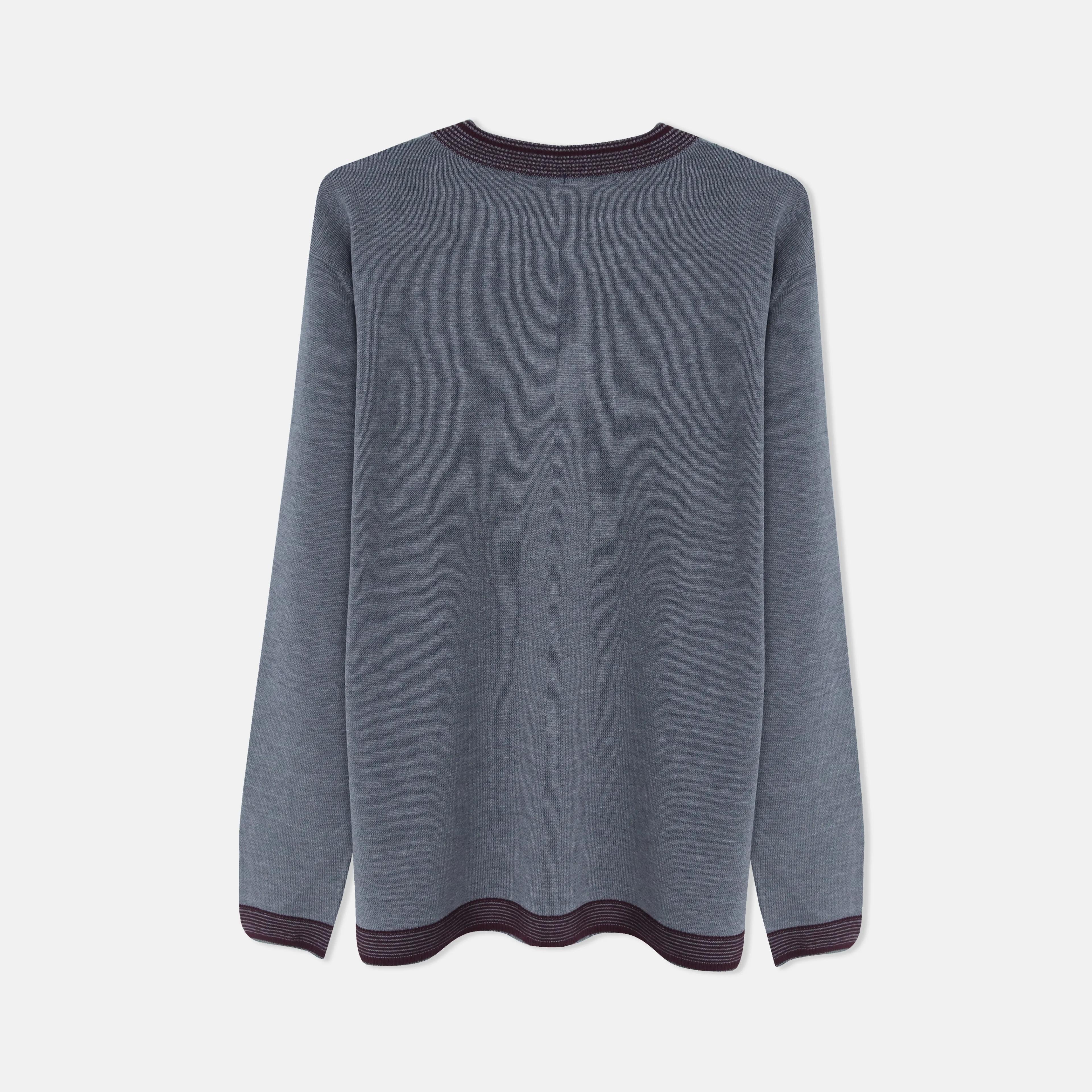 سترة رجالية بياقة دائرية Thumbnail 3