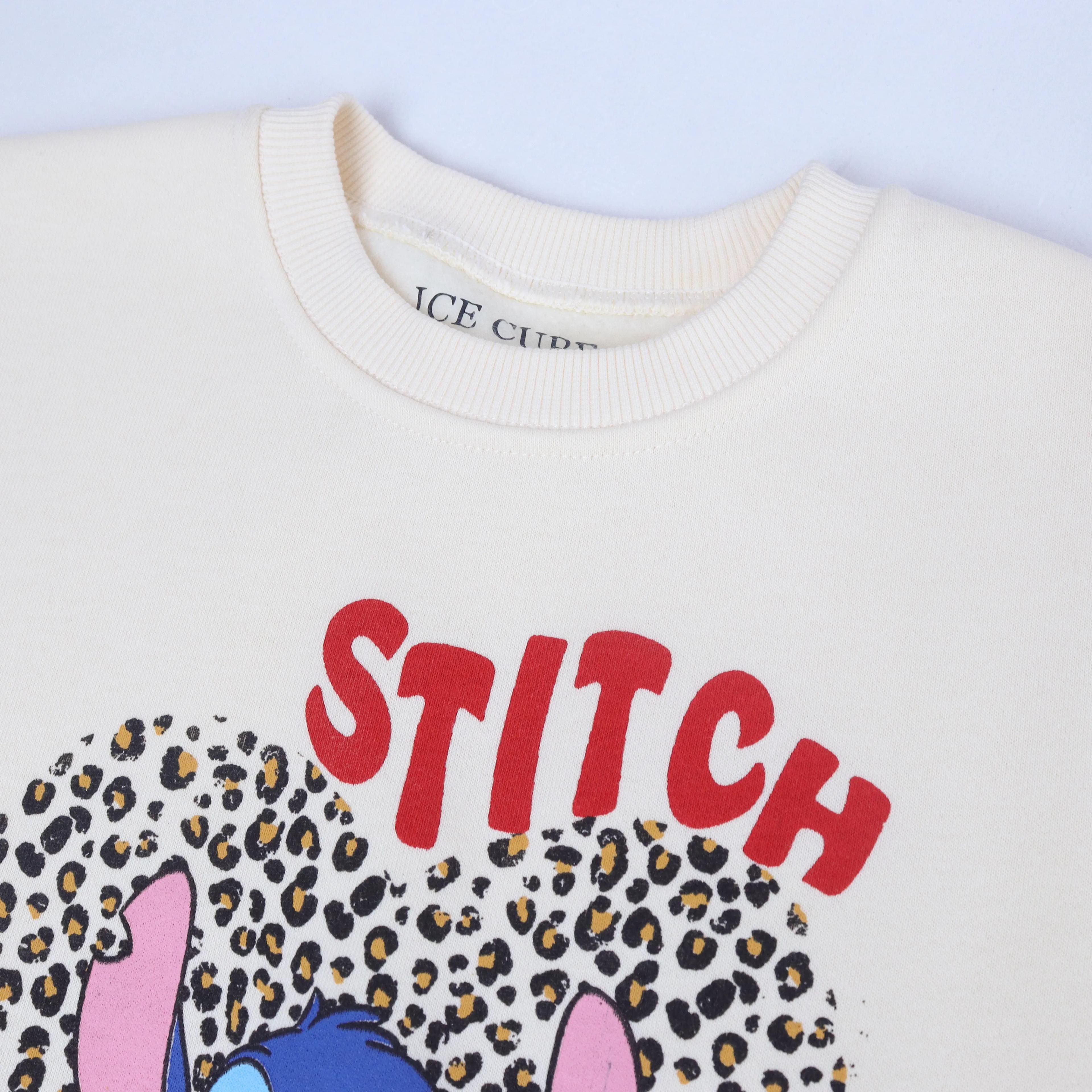 سترة بناتية برسومات غرز وياقة دائرية Thumbnail 2