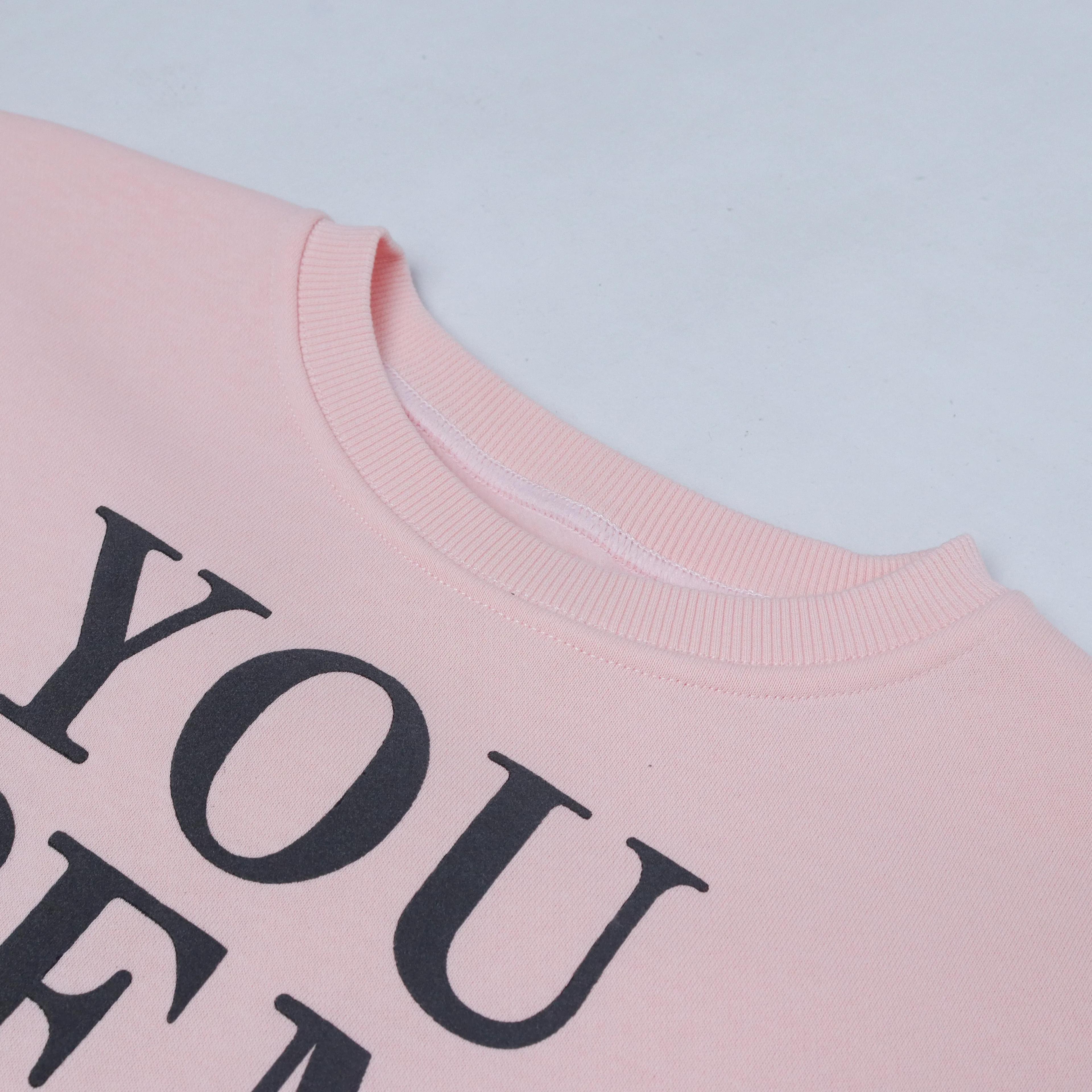 بلوفر من مزيج القطن مع رسومات للبنات Thumbnail 2