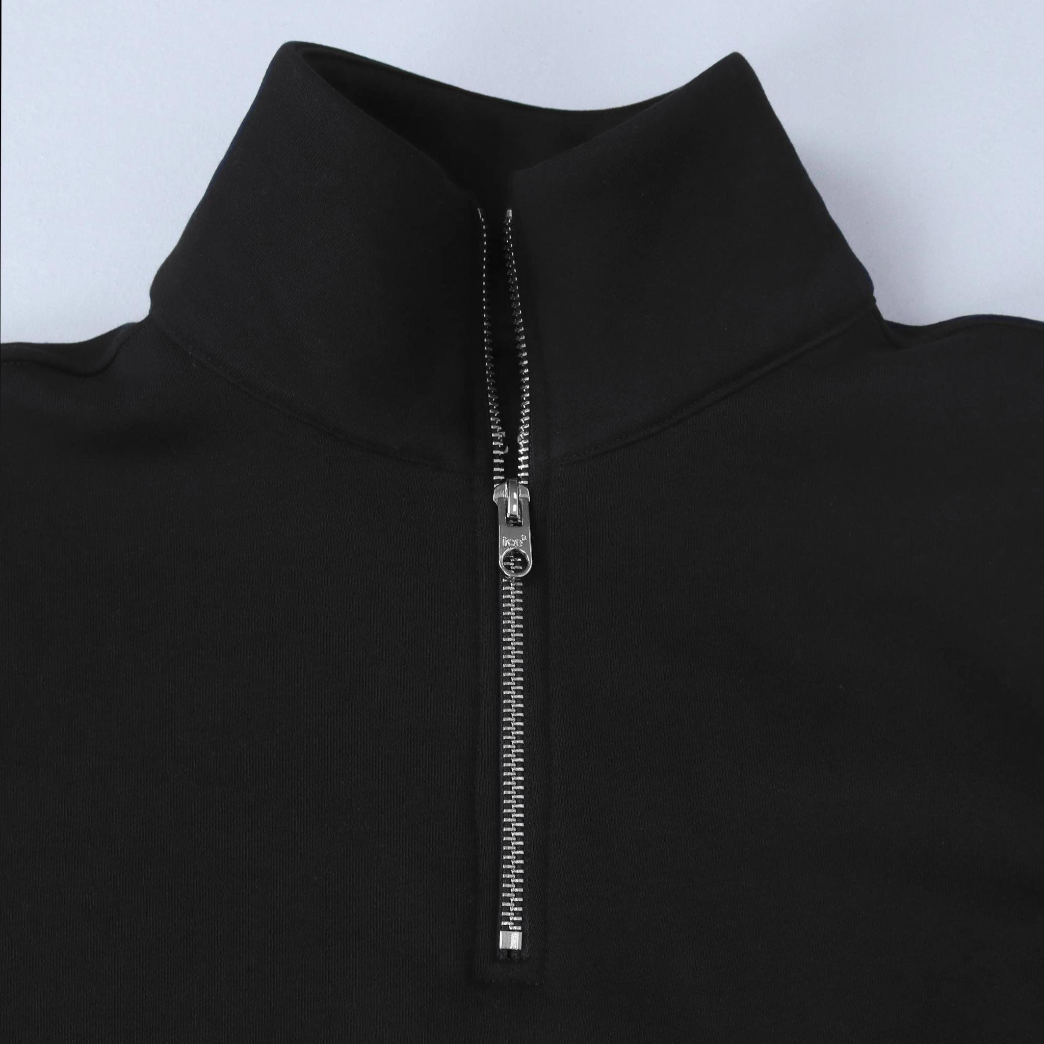 سويت شيرت رجالي من الصوف بسحاب ربع media preview 2