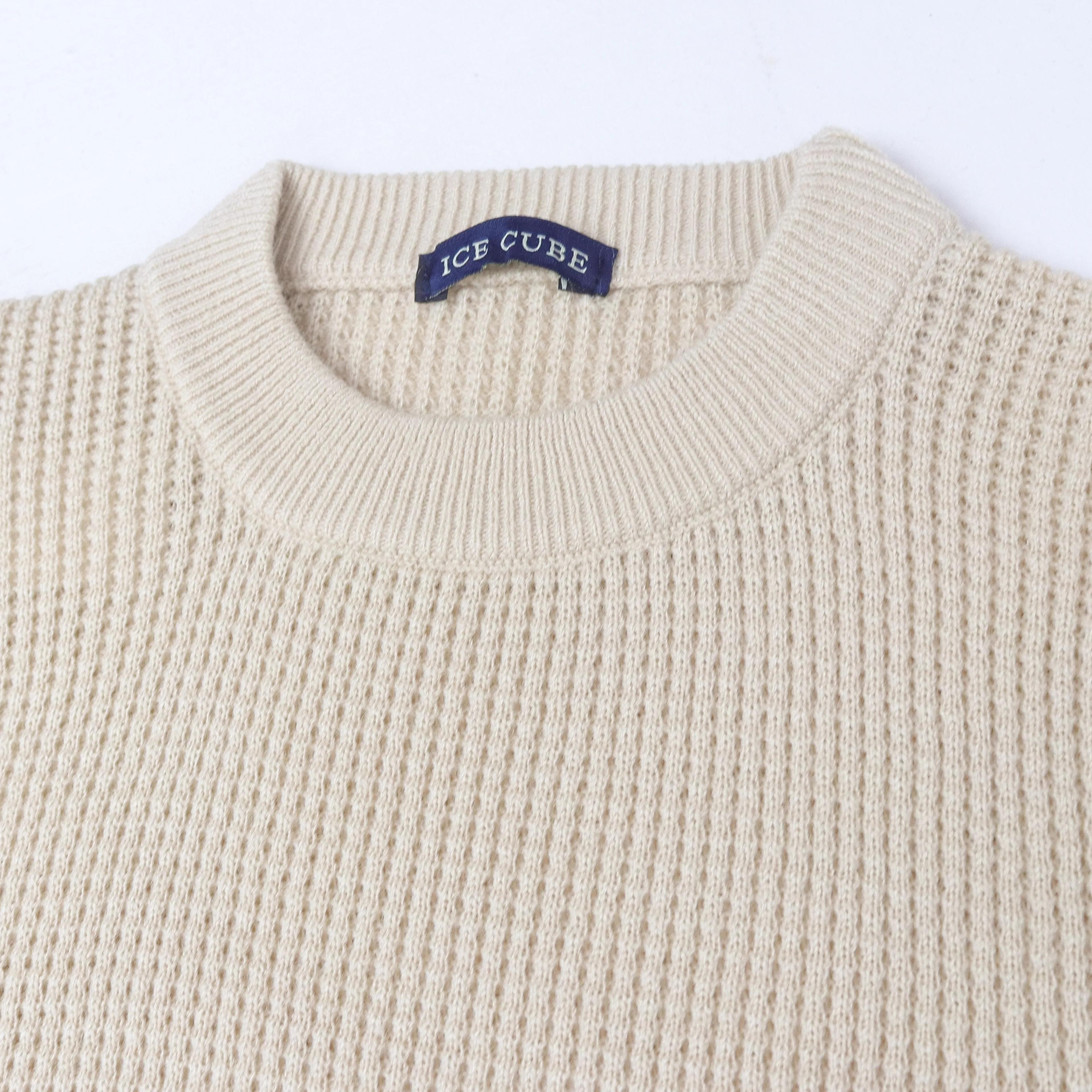 سترة محبوكة من مزيج الأكريليك والصوف للأولاد Thumbnail 2