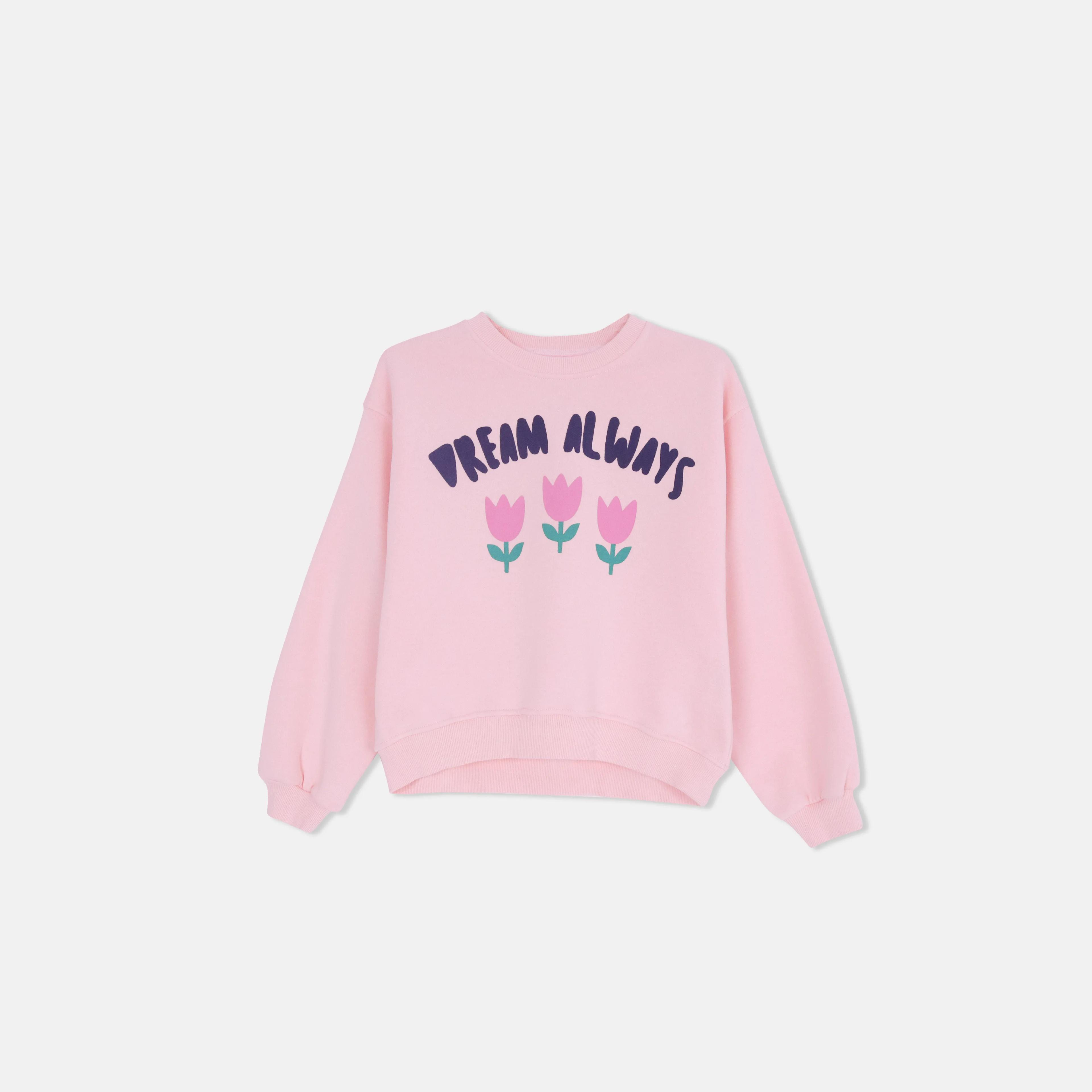 سويت شيرت بطبعة جرافيكية للبنات Thumbnail 1