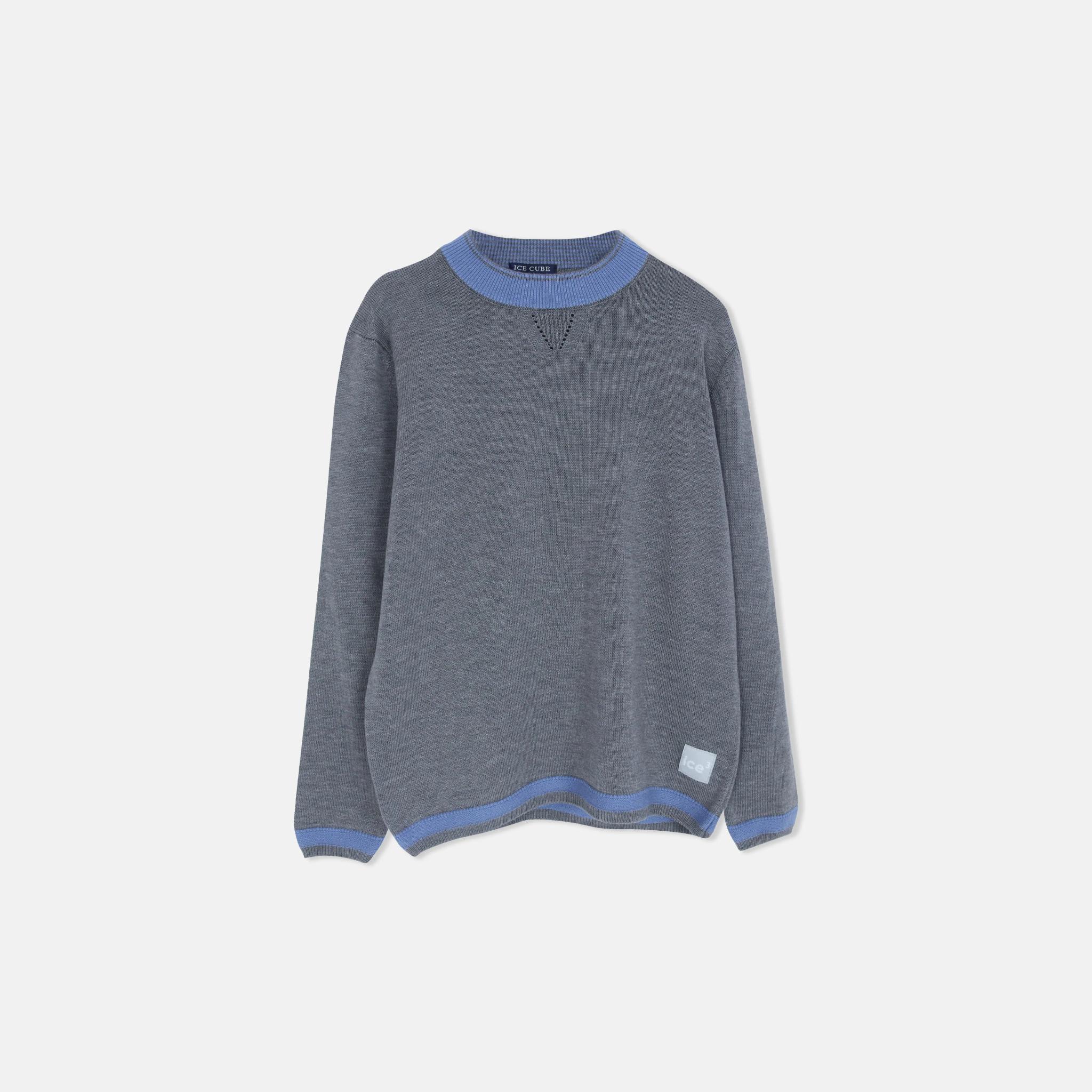 Boys’ Long Sleeve Sweater with Contrast Details alternative product image