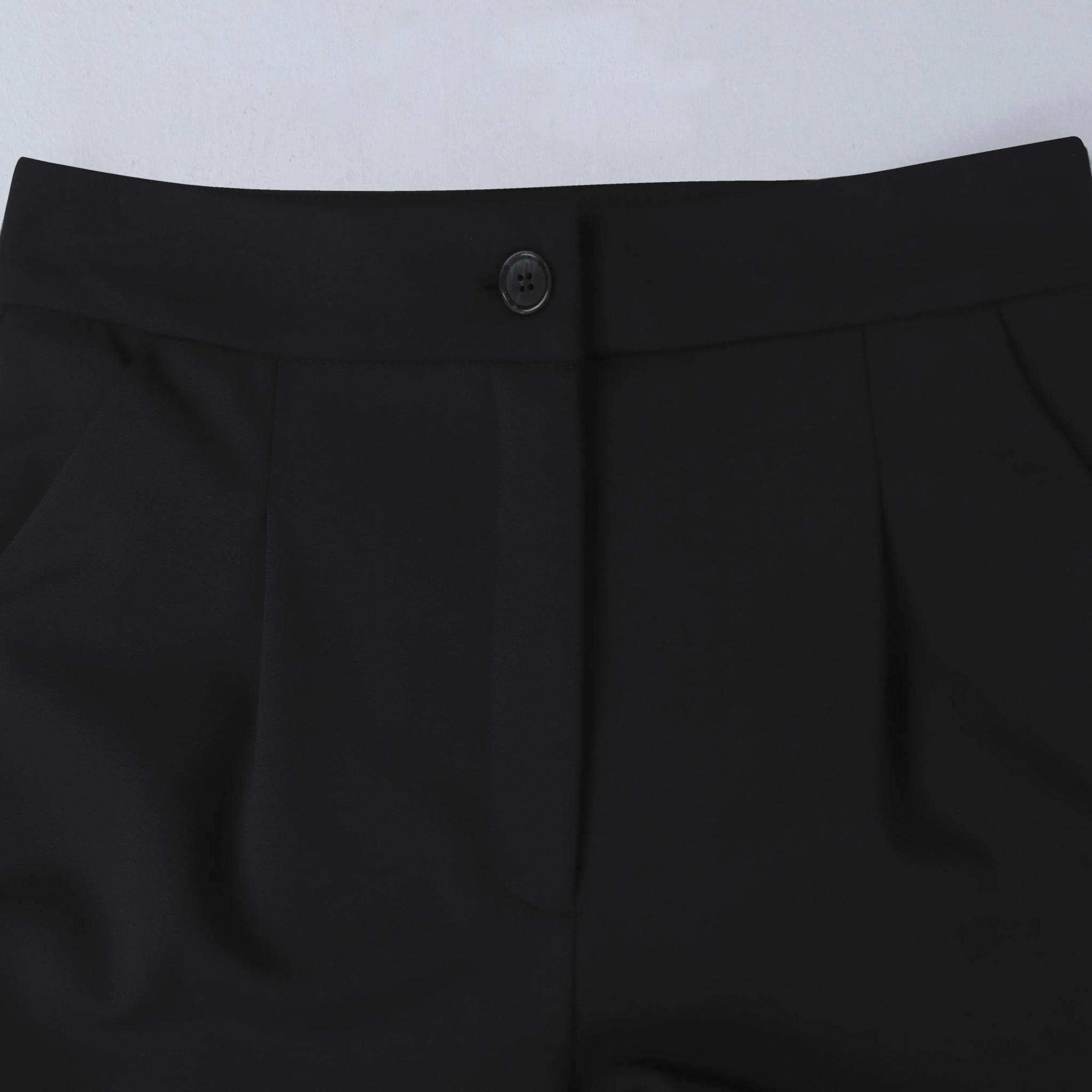 بنطلون نسائي مستقيم الساق media preview 2