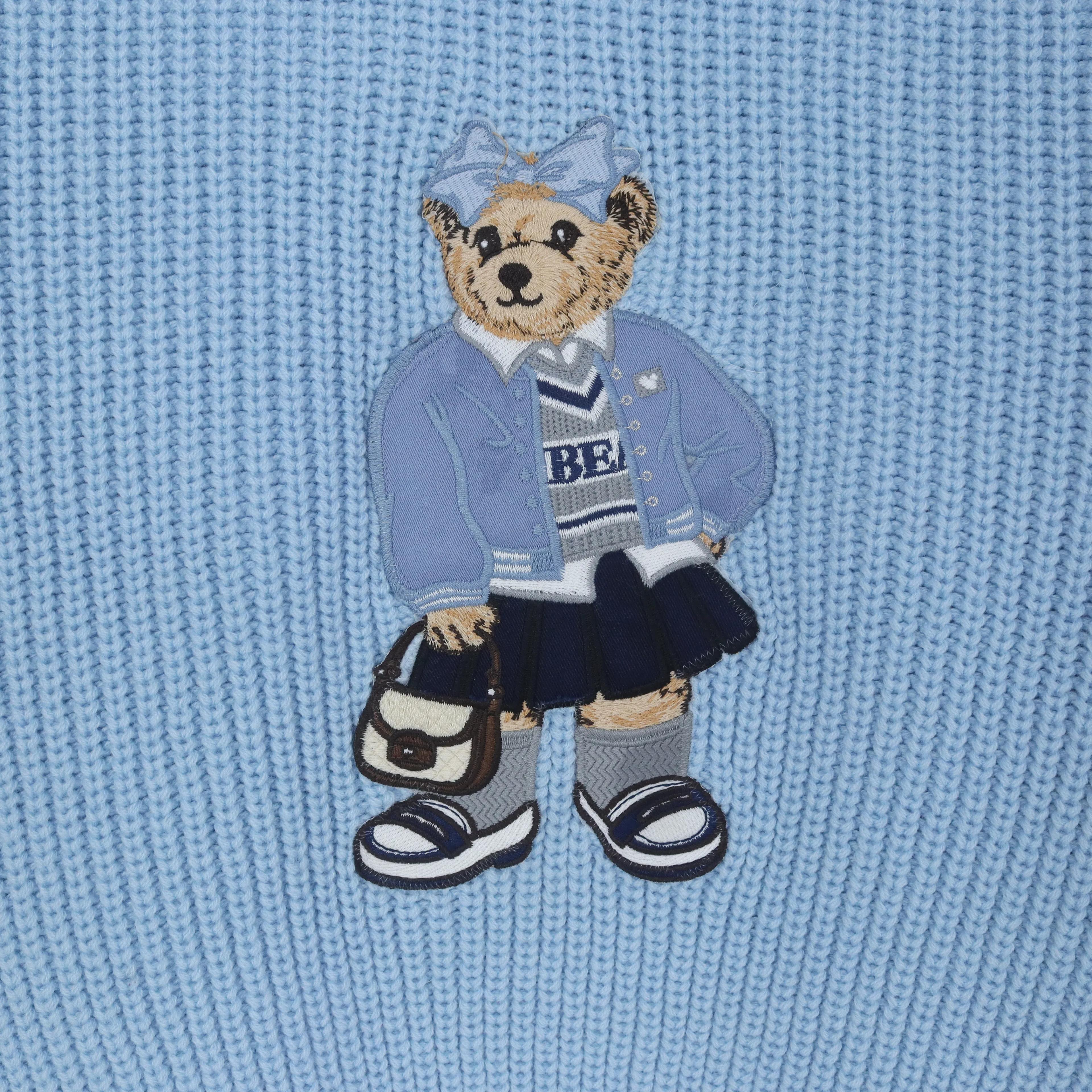 سترة نسائية محبوكة برسومات دب Thumbnail 3