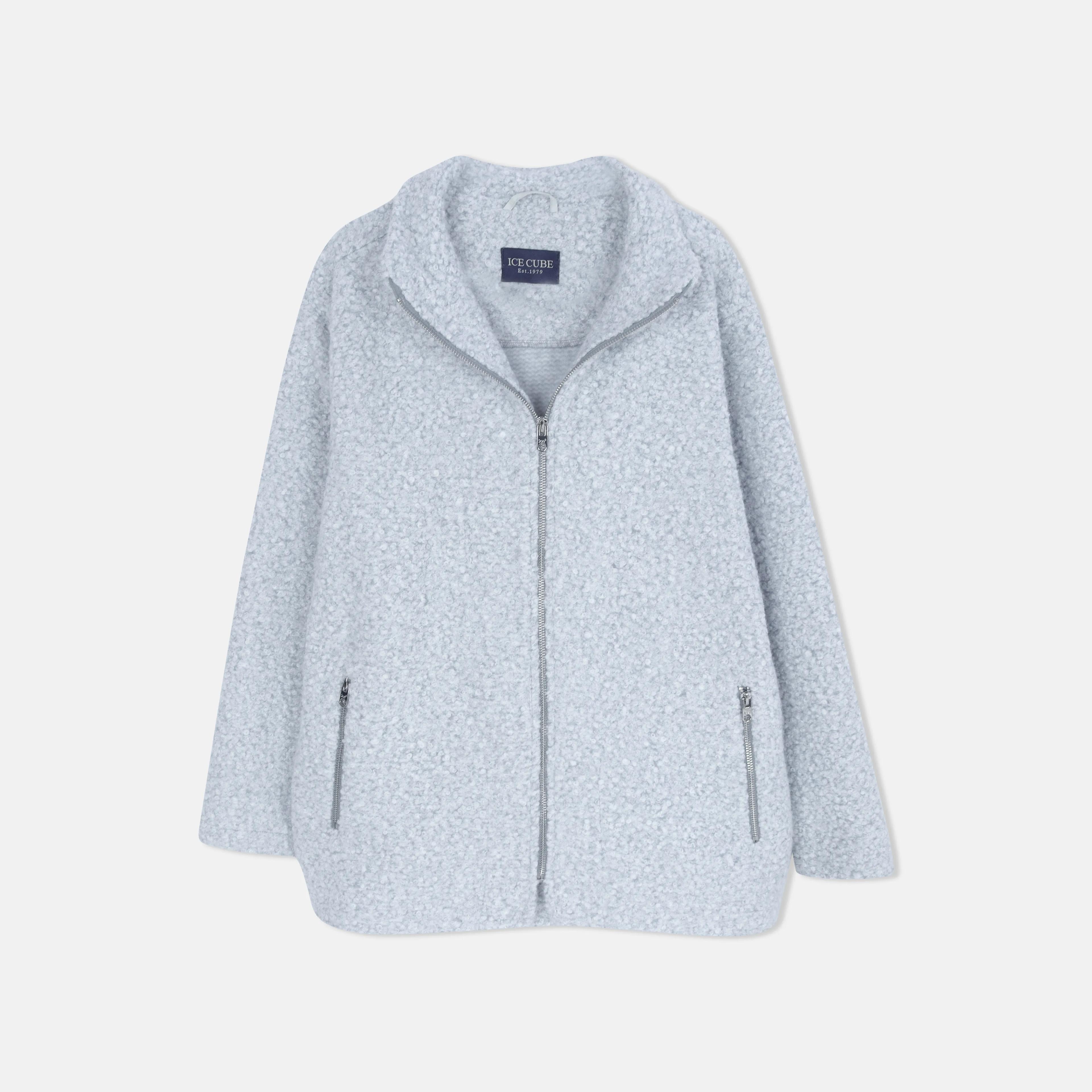 سترة بوكلي نسائية بسحاب كامل Thumbnail 1