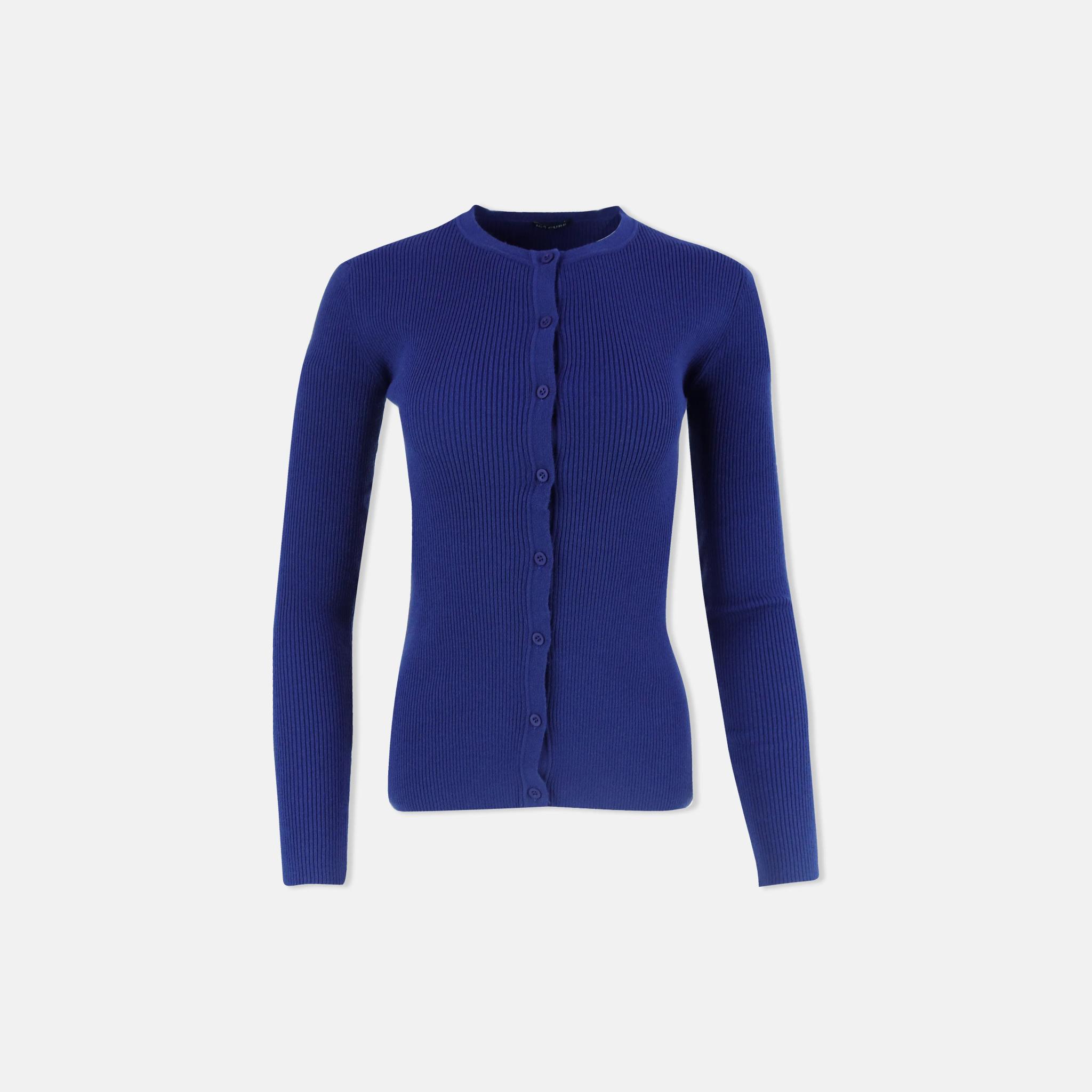 كارديجان نسائي محبوك برقبة دائرية alternative product image