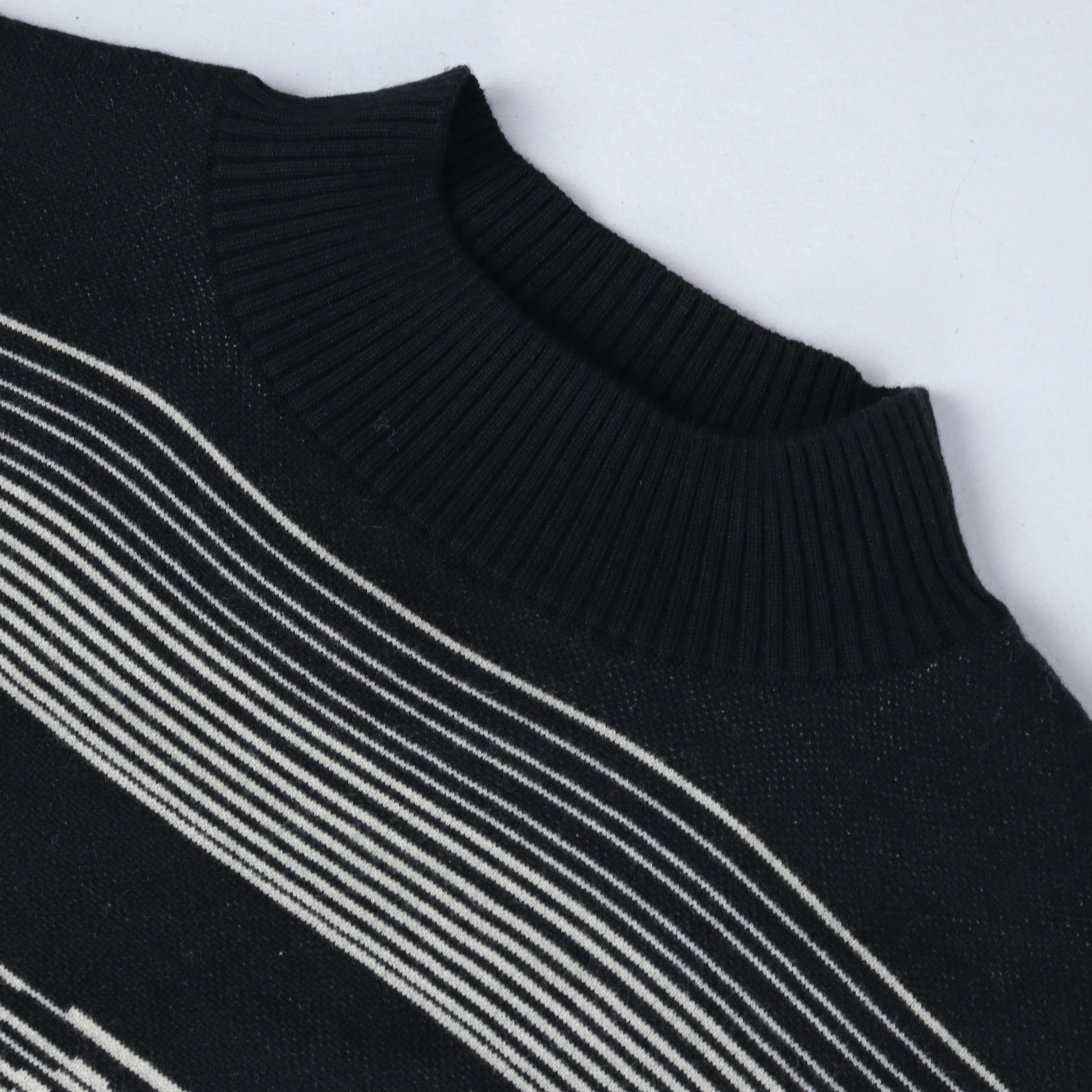 سترة نسائية كبيرة الحجم محبوكة بنقشة حصان Thumbnail 2