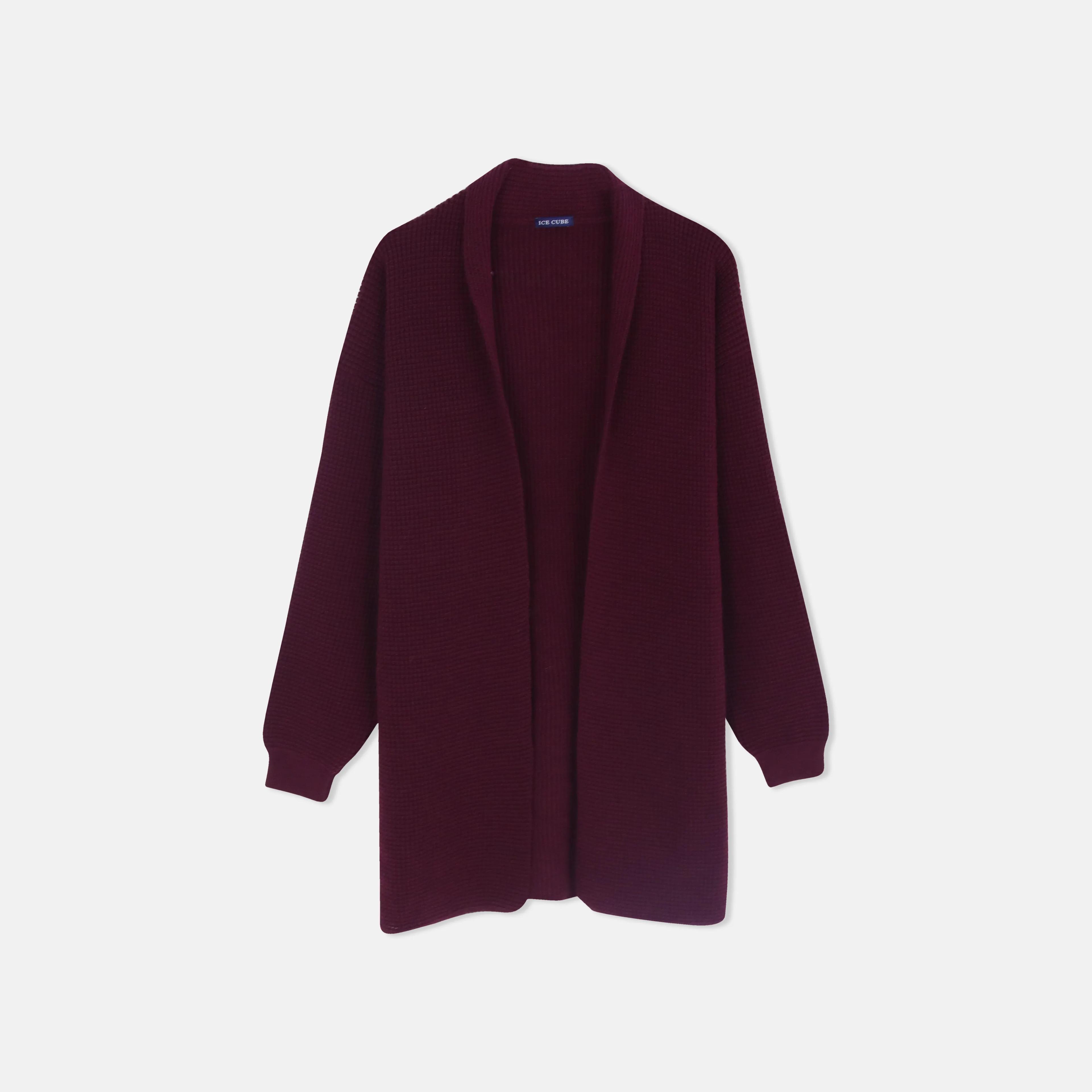 جاكيت صوف محبوكة للنساء Thumbnail 1