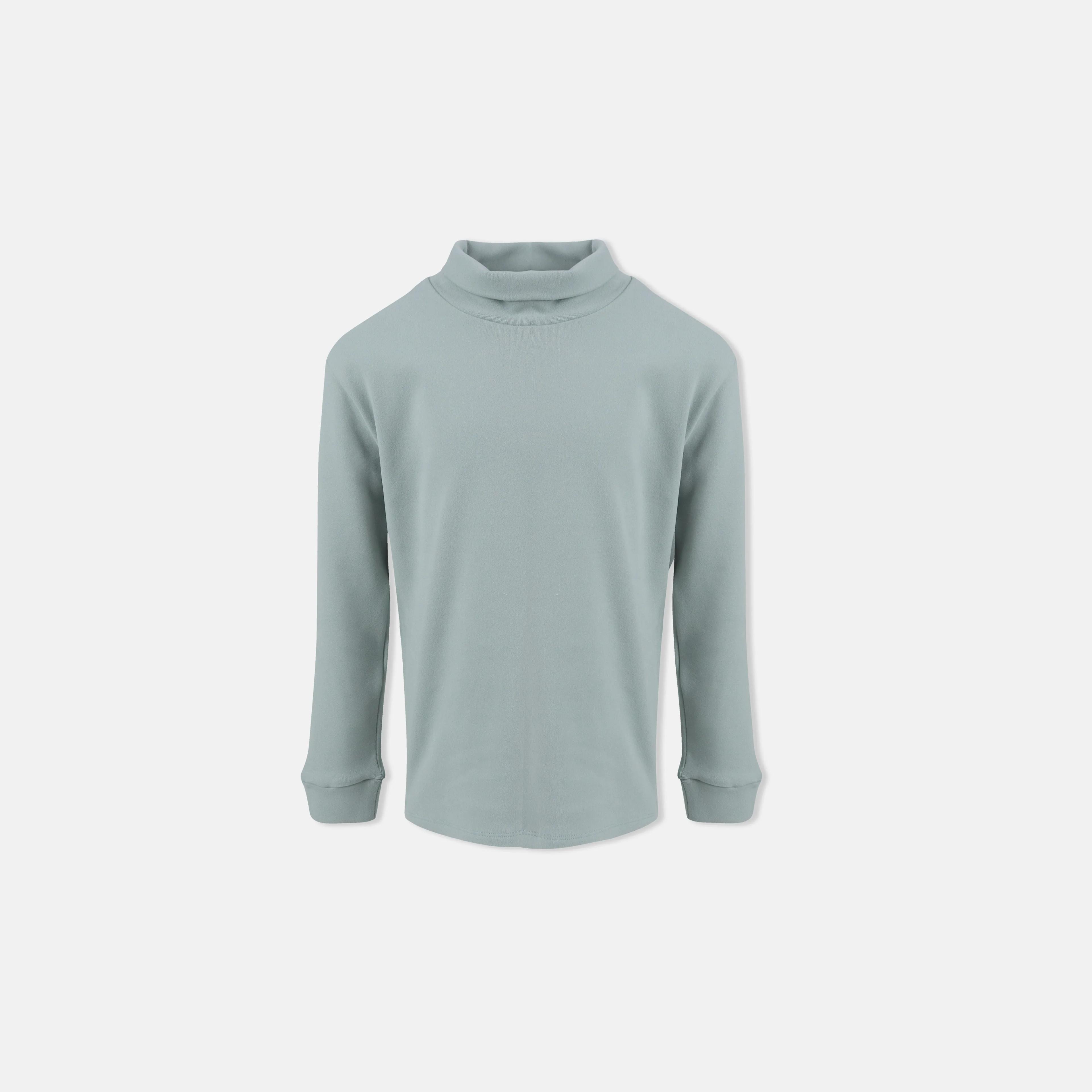 بلوزة بناتي بأكمام طويلة وياقة عالية Thumbnail 1