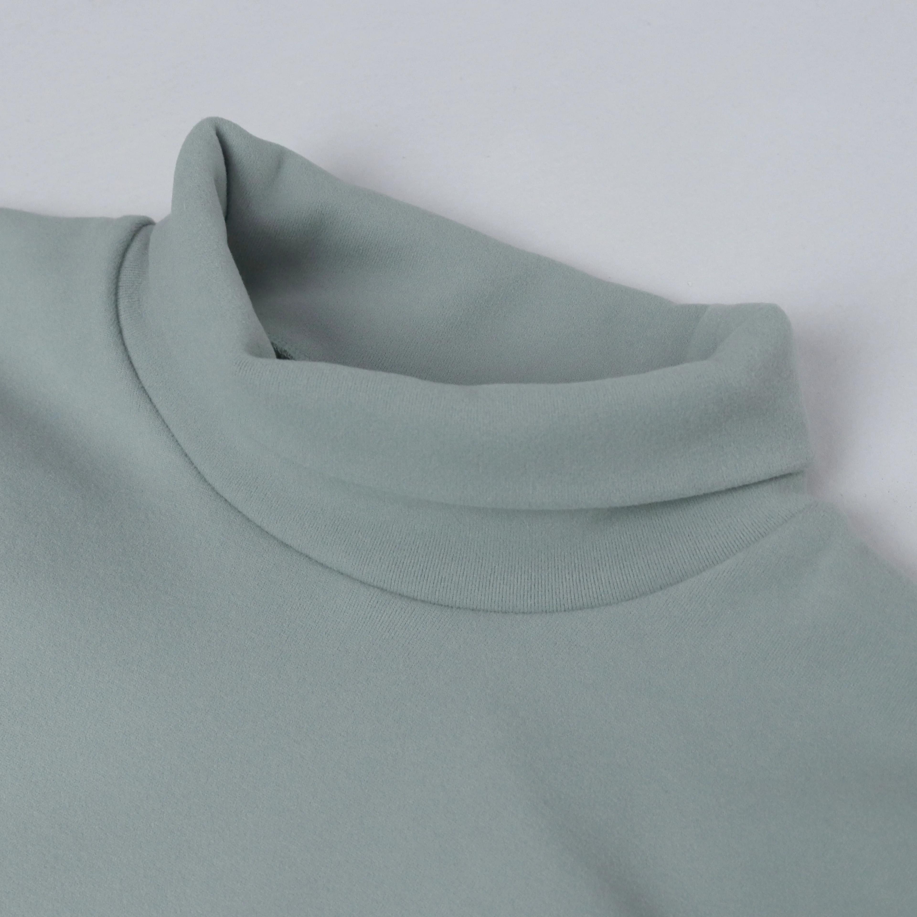 بلوزة بناتي بأكمام طويلة وياقة عالية Thumbnail 2