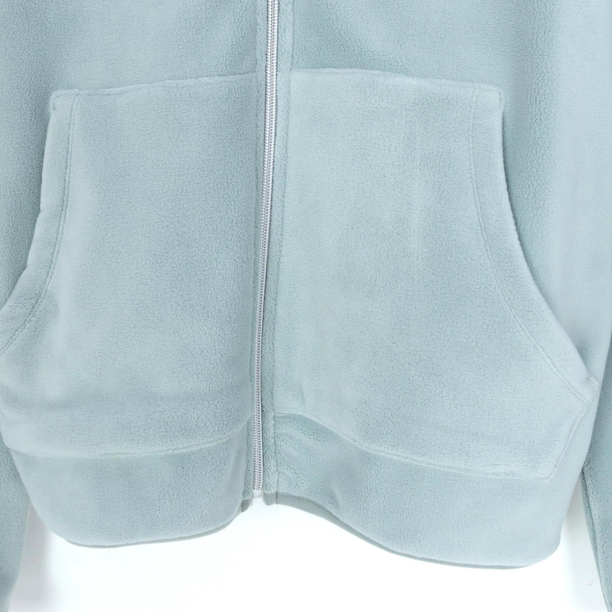 جاكيت نسائي مخملي بسحاب وغطاء رأس media preview 3