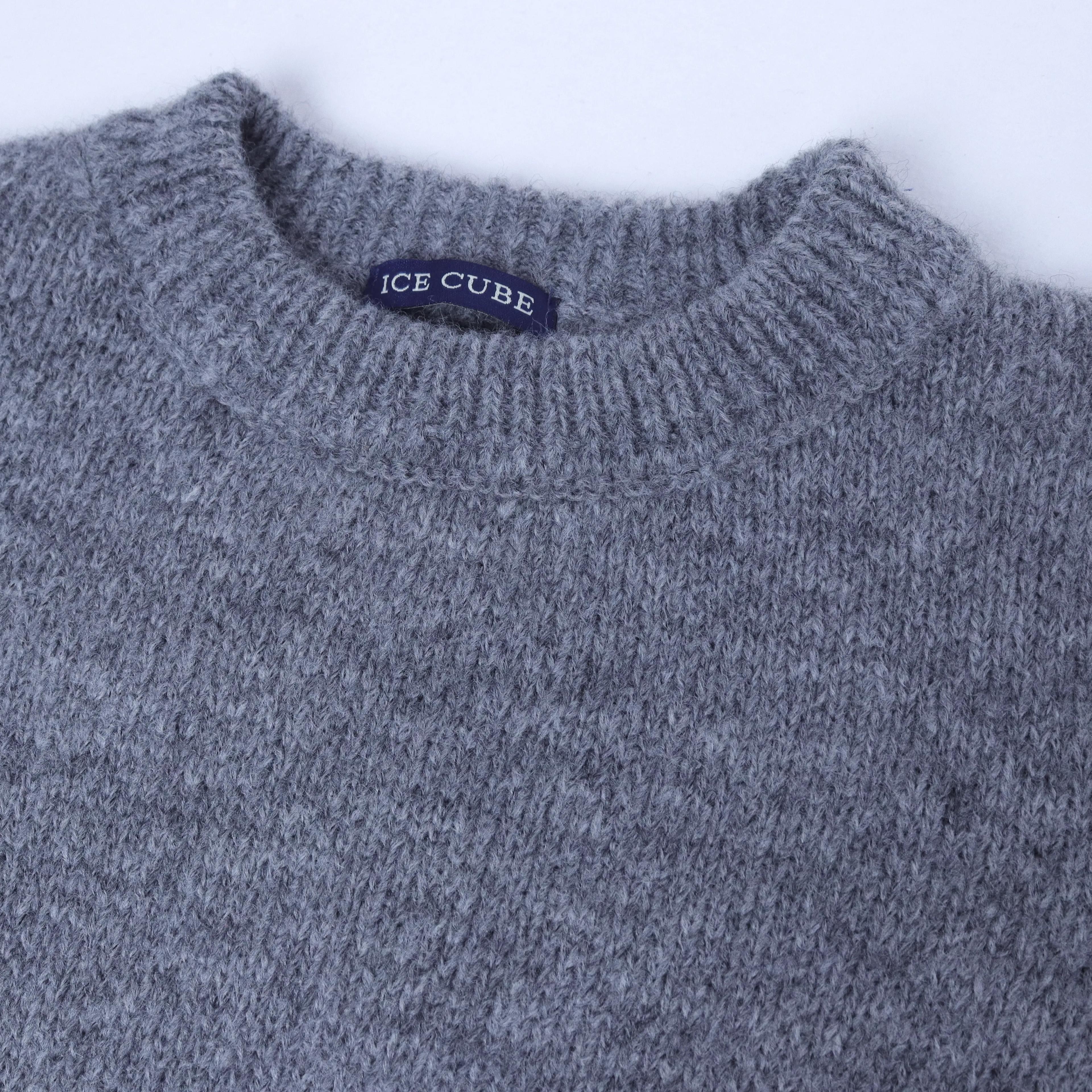 كنزة صوفية مريحة للأولاد برقبة دائرية Thumbnail 2