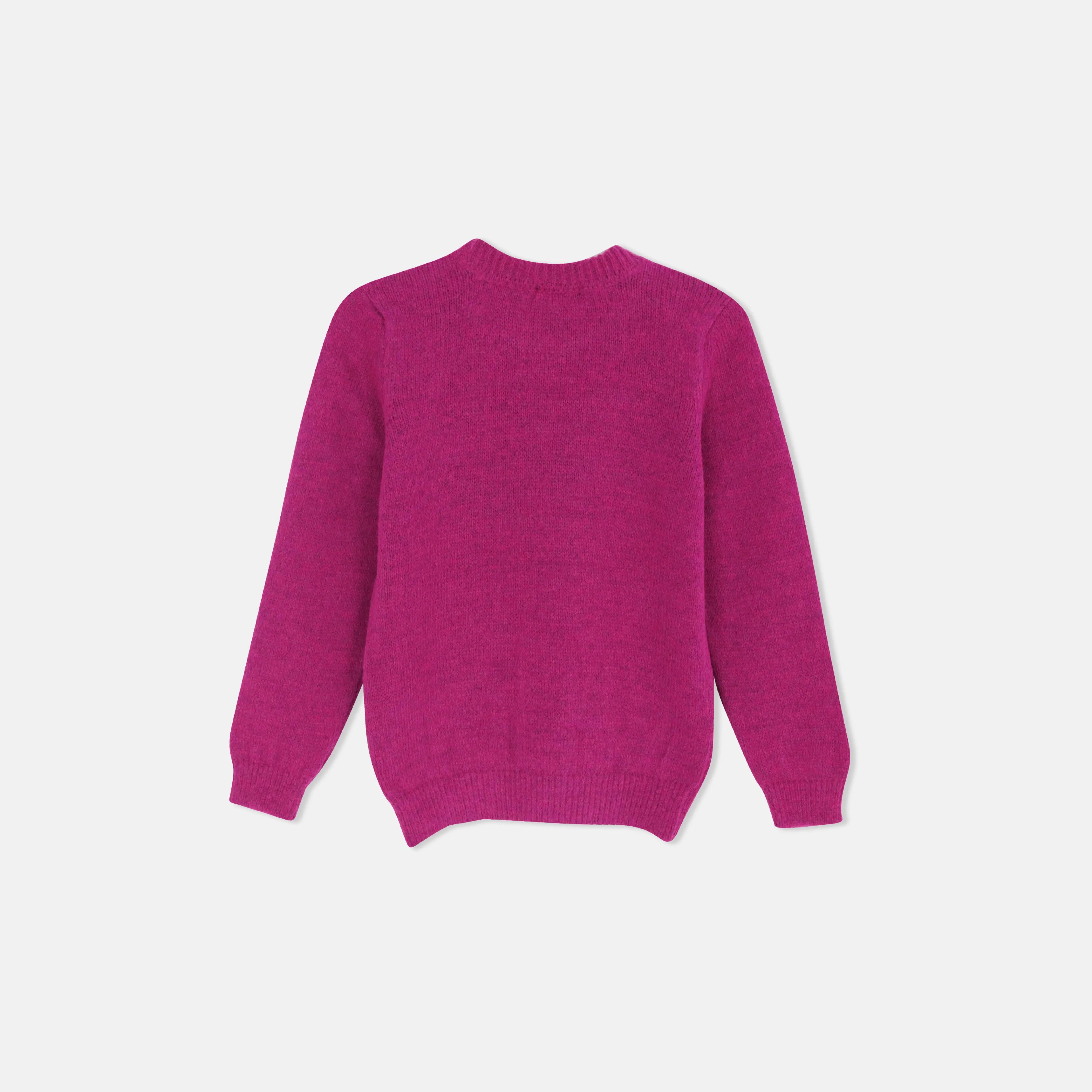 كنزة صوفية مريحة للأولاد برقبة دائرية Thumbnail 3