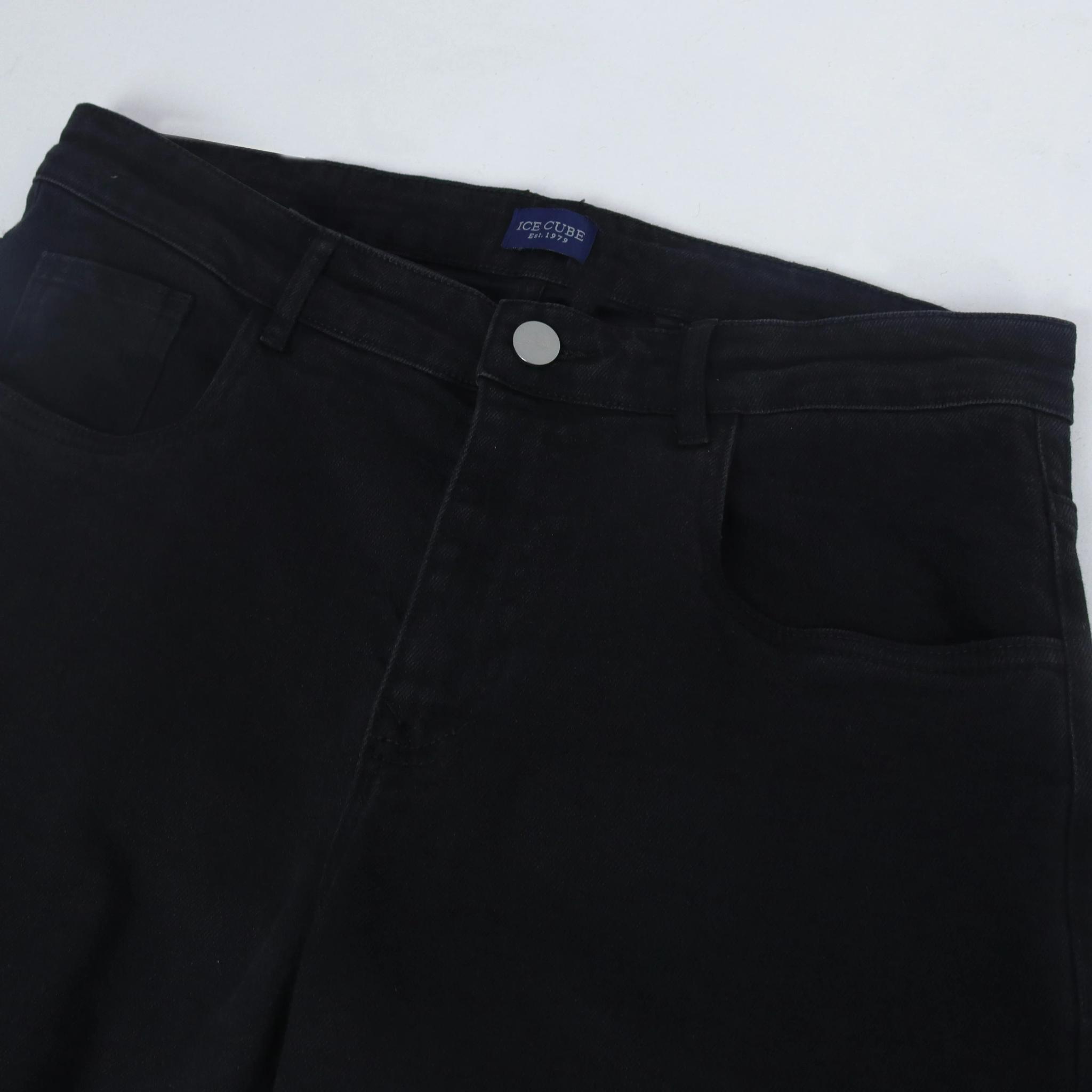 بنطلون جينز رجالي مريح بقصة مستقيمة media preview 2