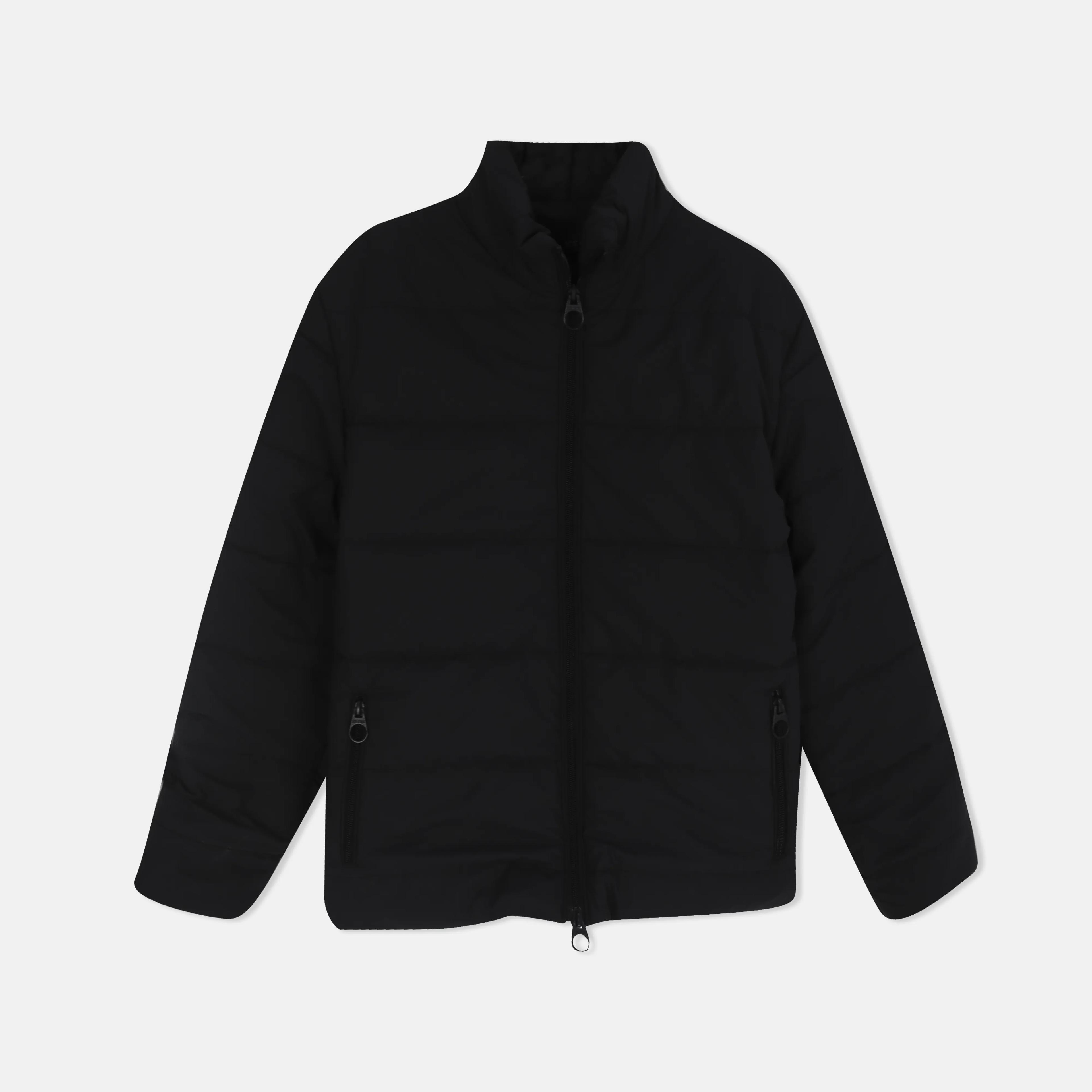 جاكيت رجالي مبطن بسحاب كامل وياقة عالية Thumbnail 1