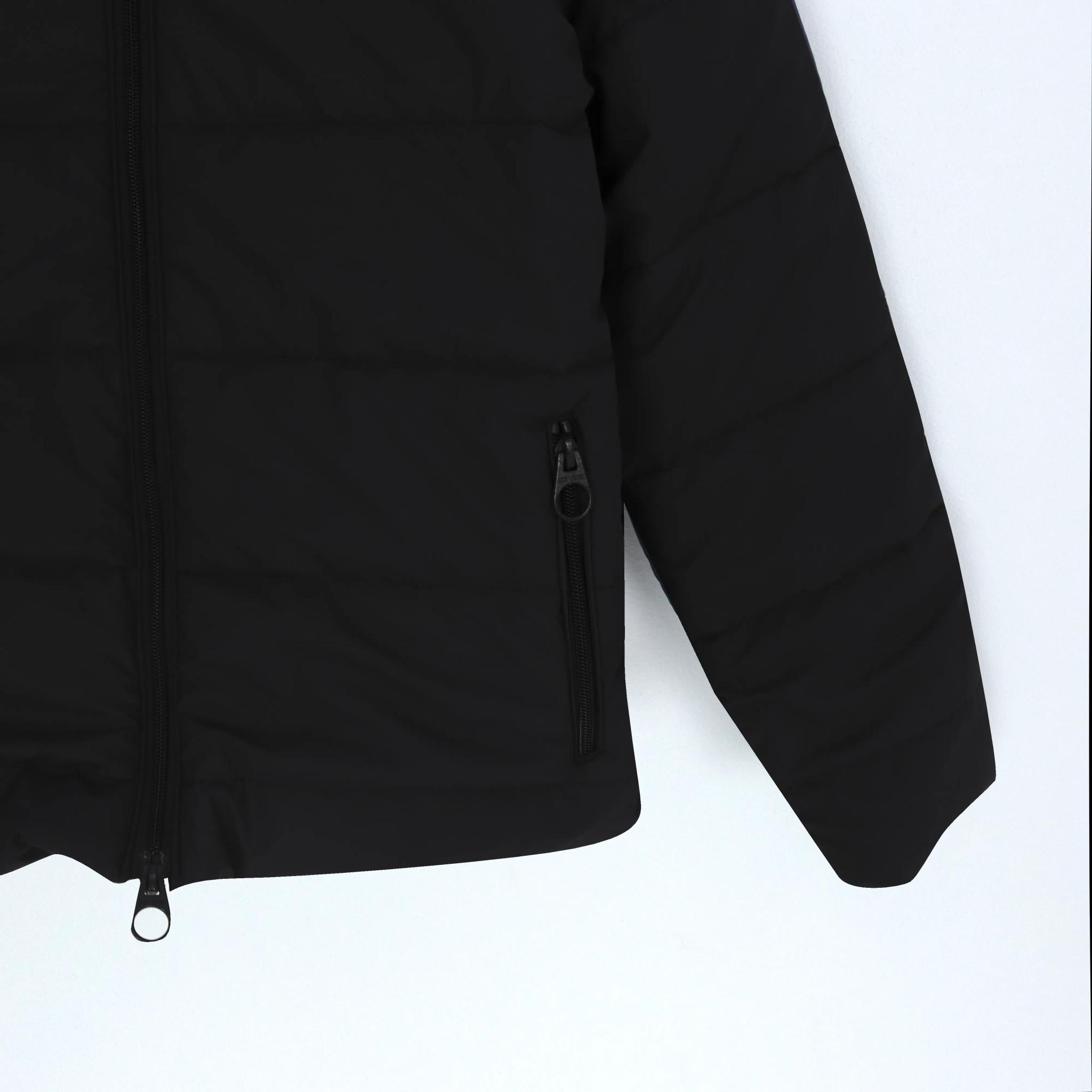 جاكيت رجالي مبطن بسحاب كامل وياقة عالية media preview 3