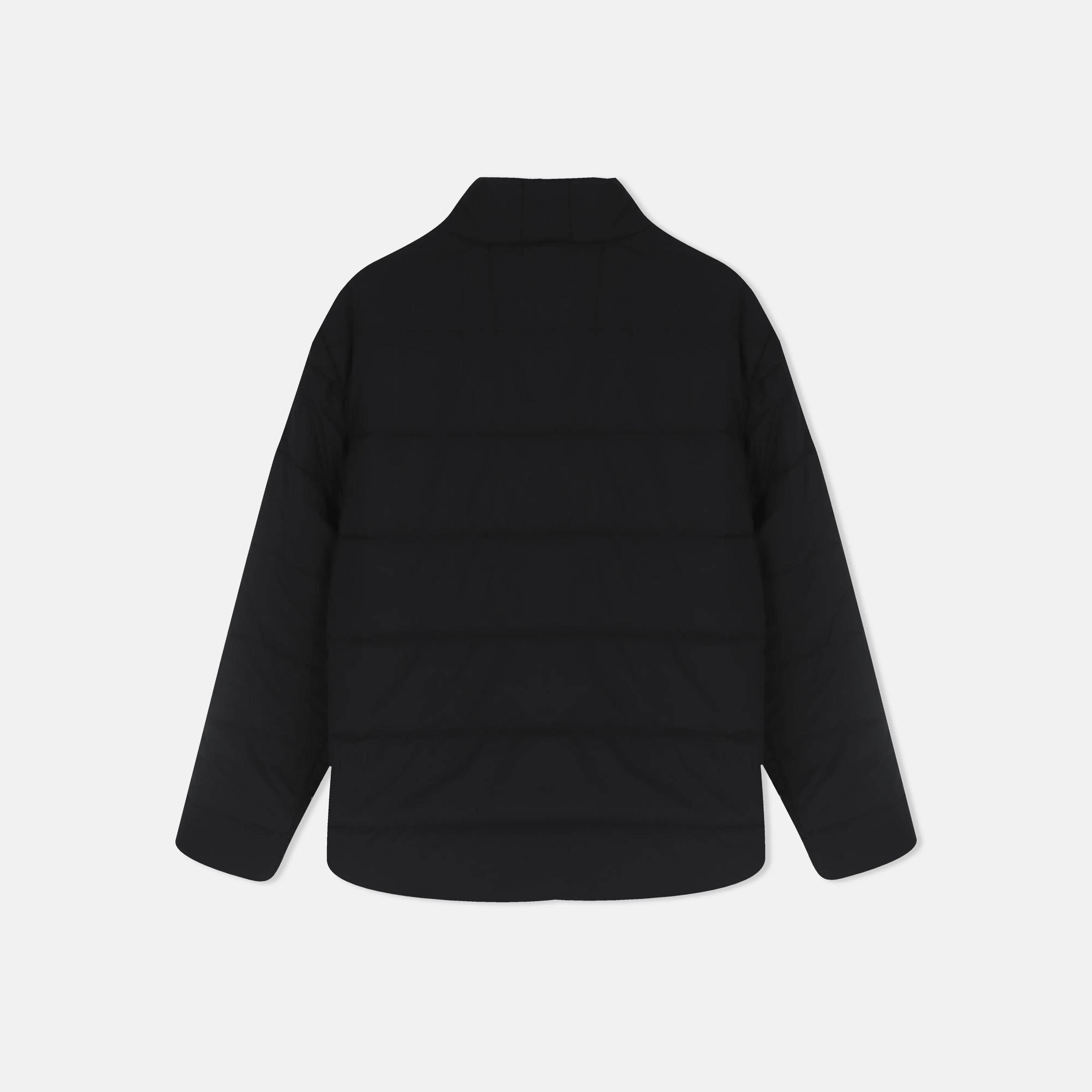 جاكيت رجالي مبطن بسحاب كامل وياقة عالية Thumbnail 4