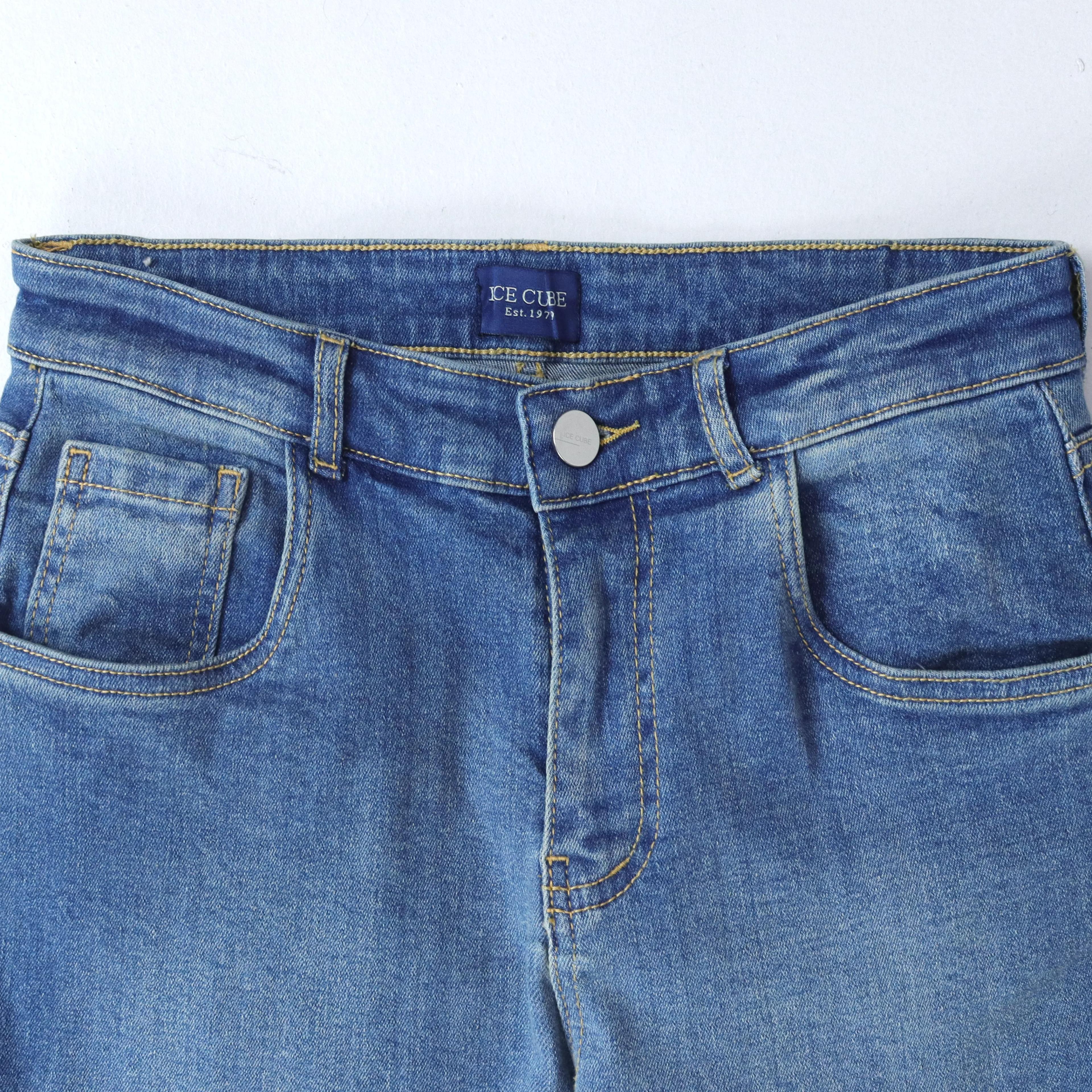 بنطلون جينز نسائي واسع الساق Thumbnail 2