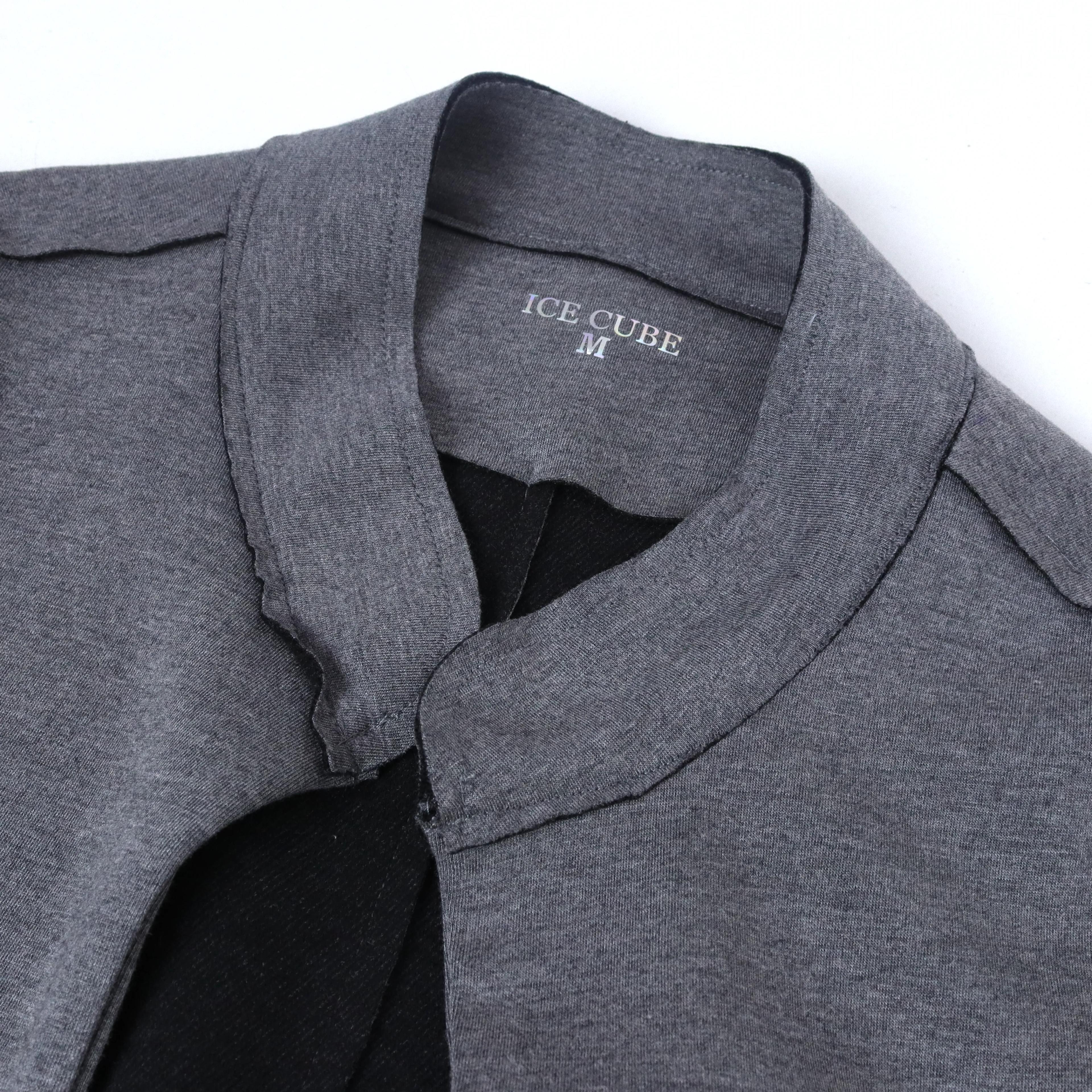 جاكيت نسائي طويل مفتوح من الأمام مع جيوب Thumbnail 2