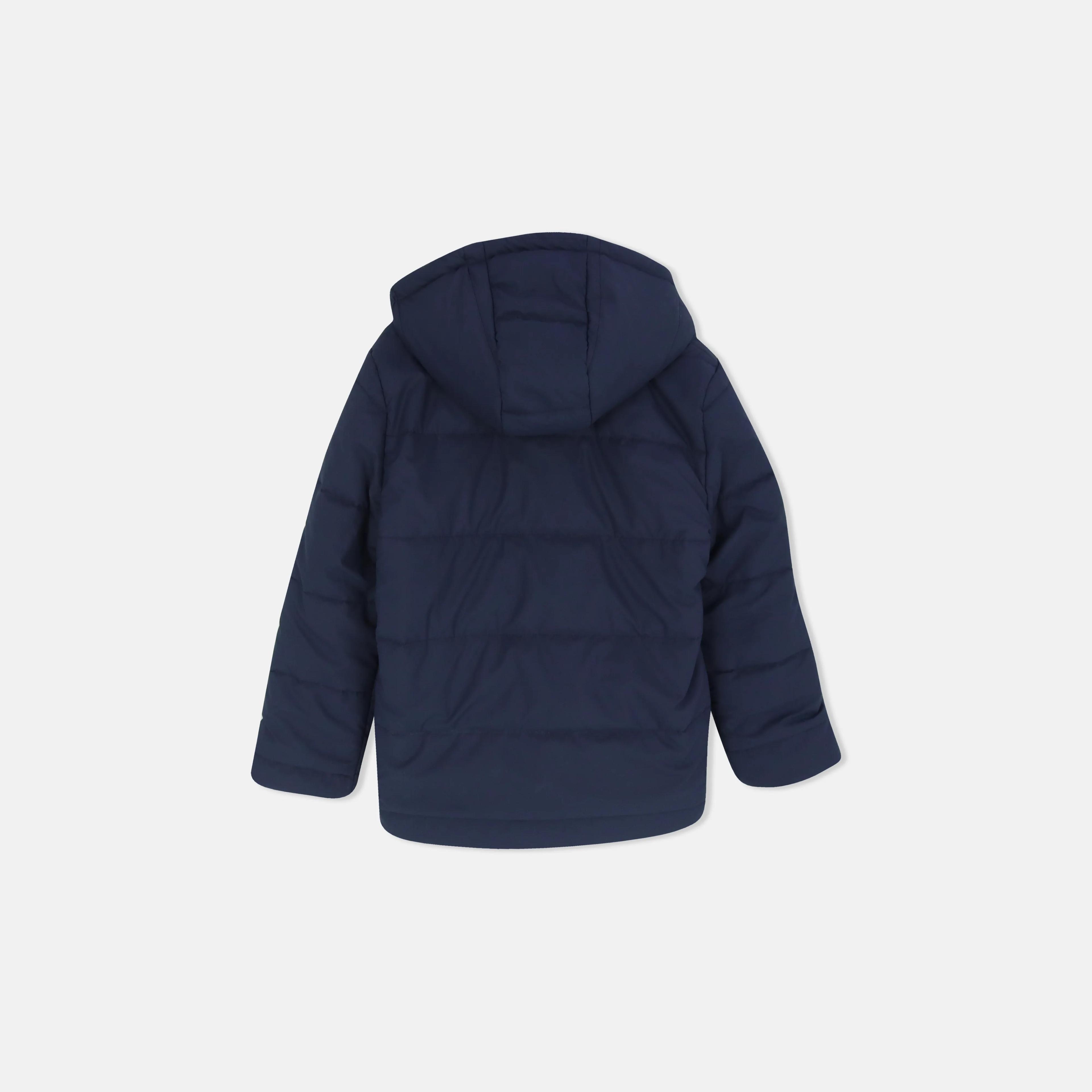 جاكيت شتوي مبطن للأولاد مزود بغطاء للرأس Thumbnail 3