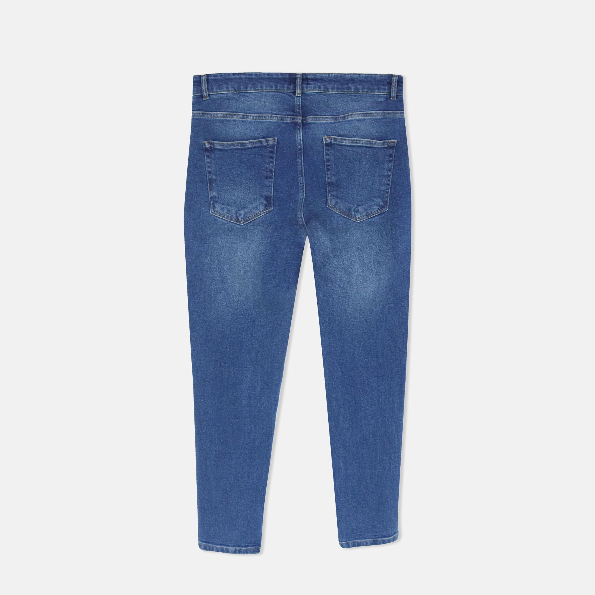 بنطلون جينز رجالي بقصة ضيقة media preview 2