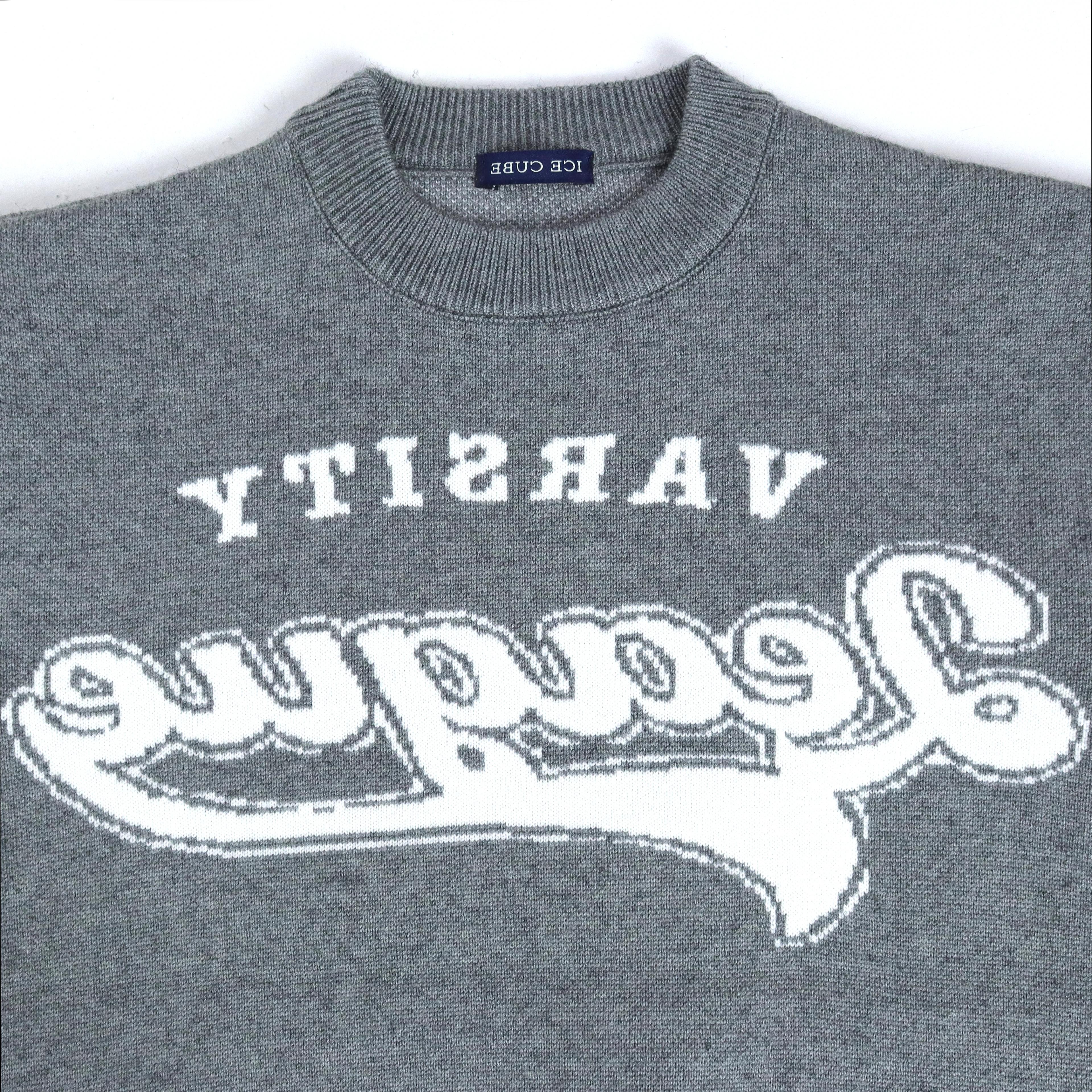 كنزة صوفية للأولاد برقبة دائرية مزينة برسومات مطبوعة Thumbnail 2