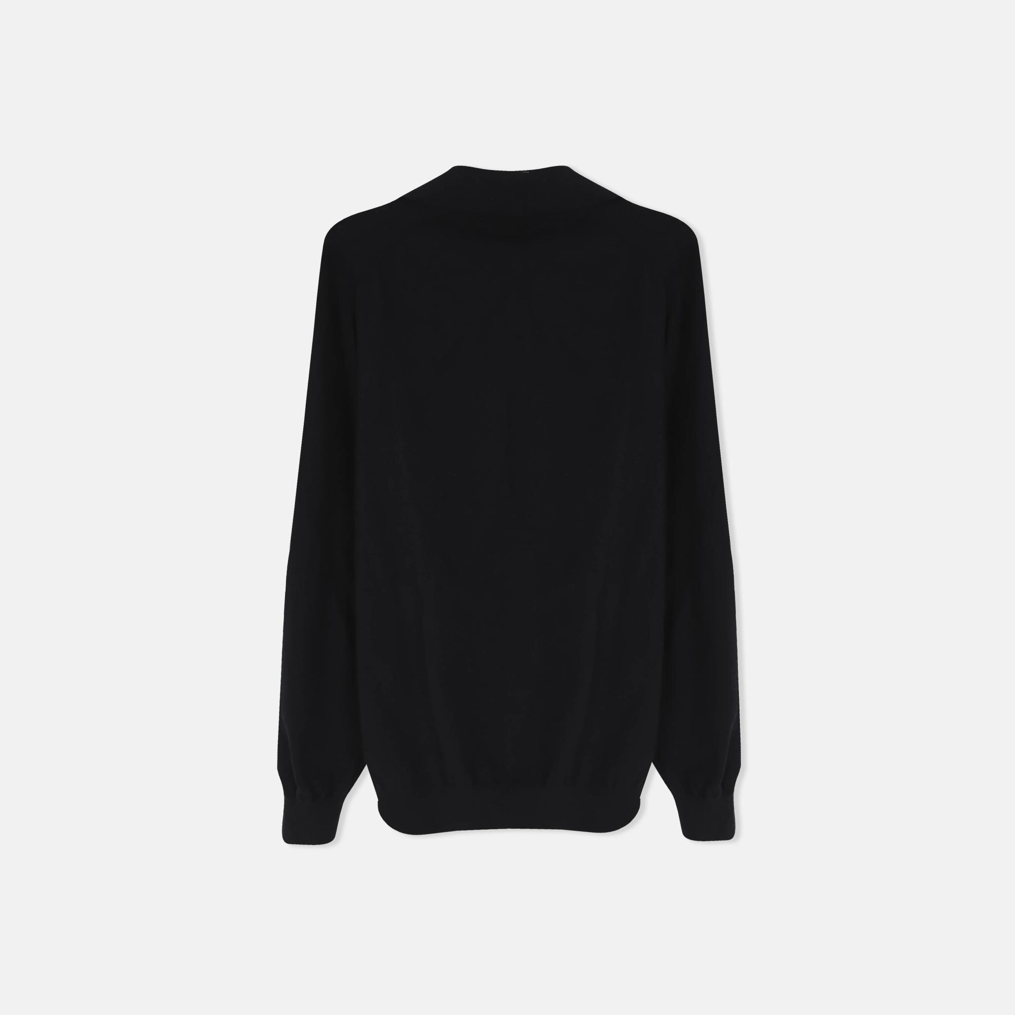 سويت شيرت رجالي بأكمام طويلة وفتحة رقبة media preview 3