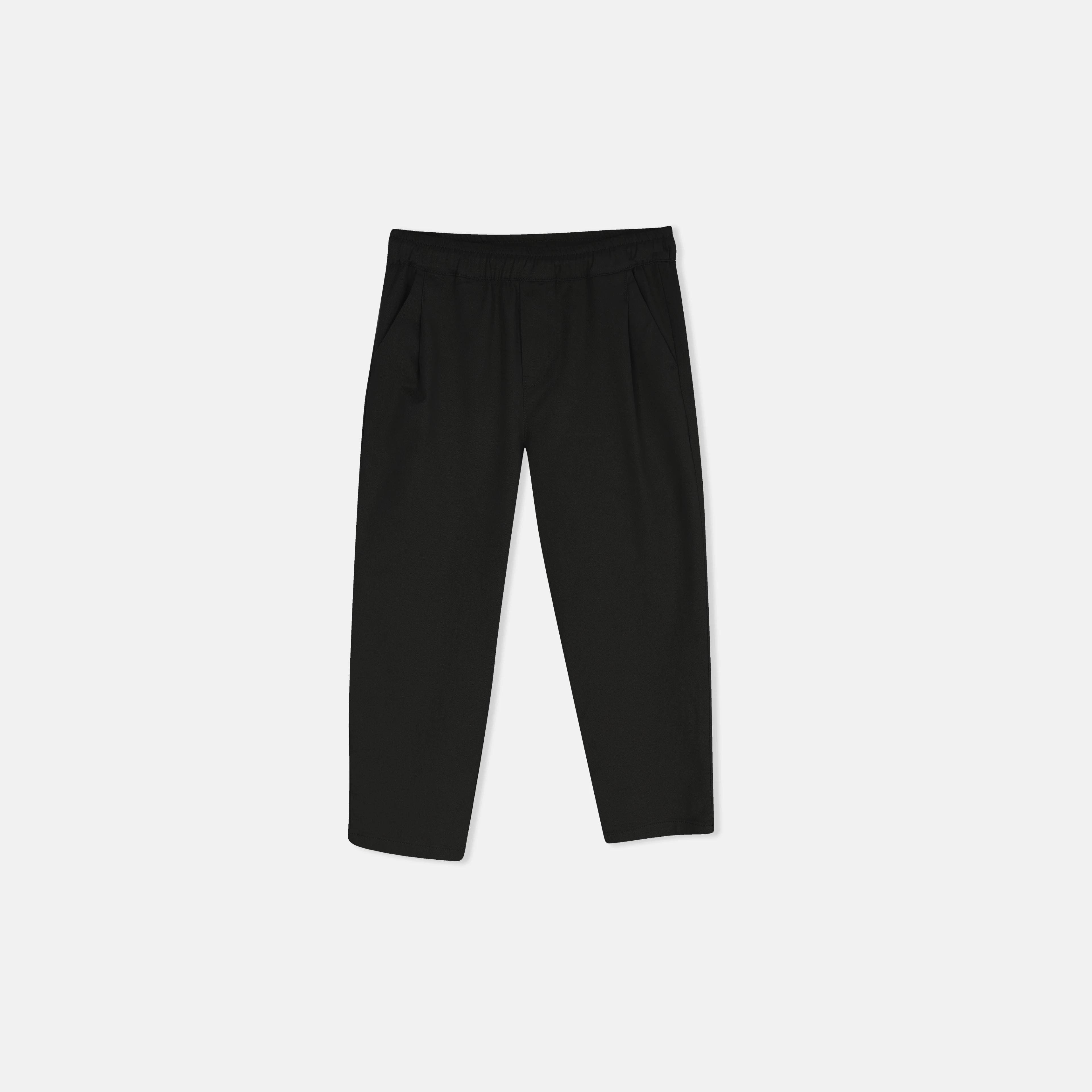 بنطلون للأولاد مصنوع من مزيج من القطن والكتان Thumbnail 1