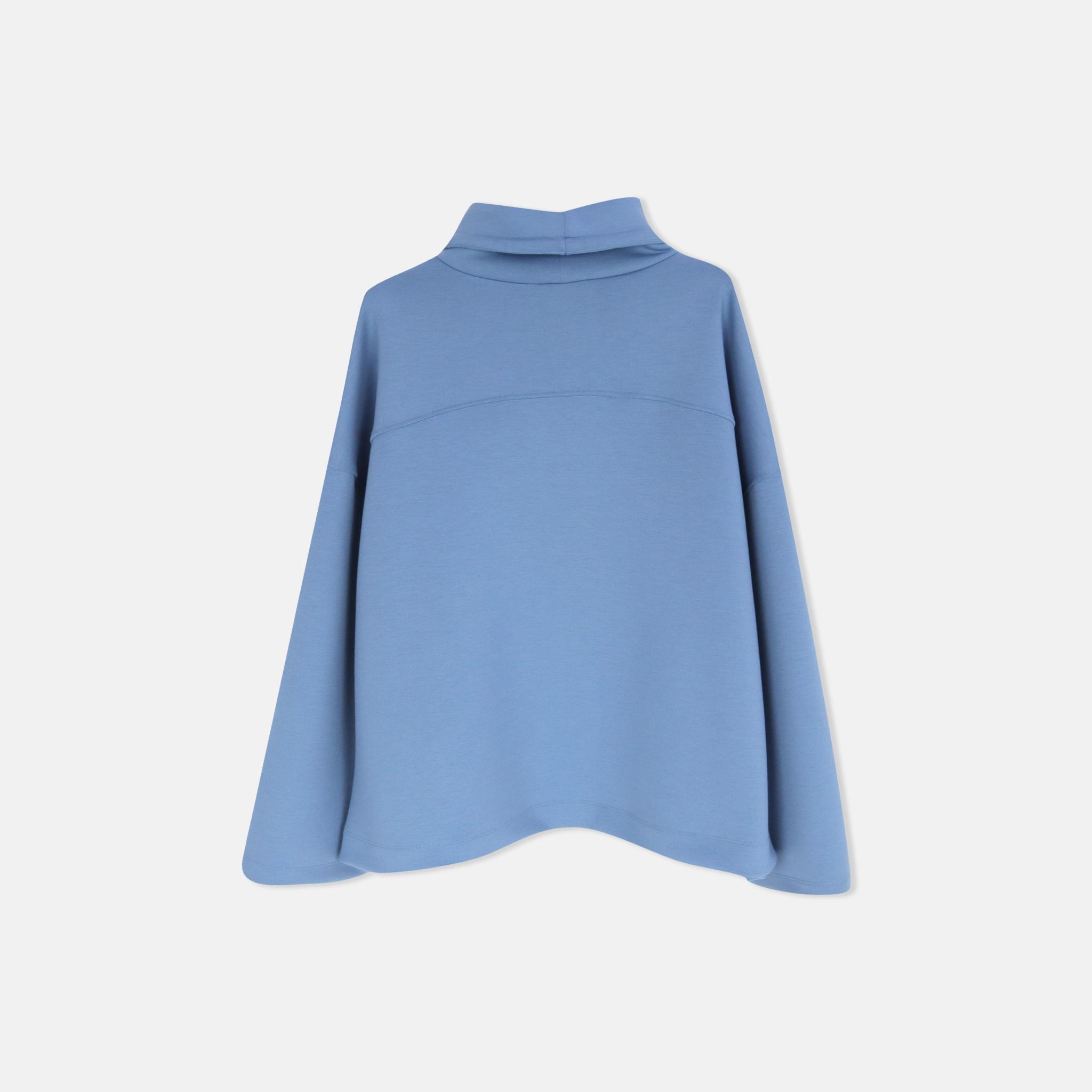 كنزة نسائية برباط وياقة عالية media preview 4