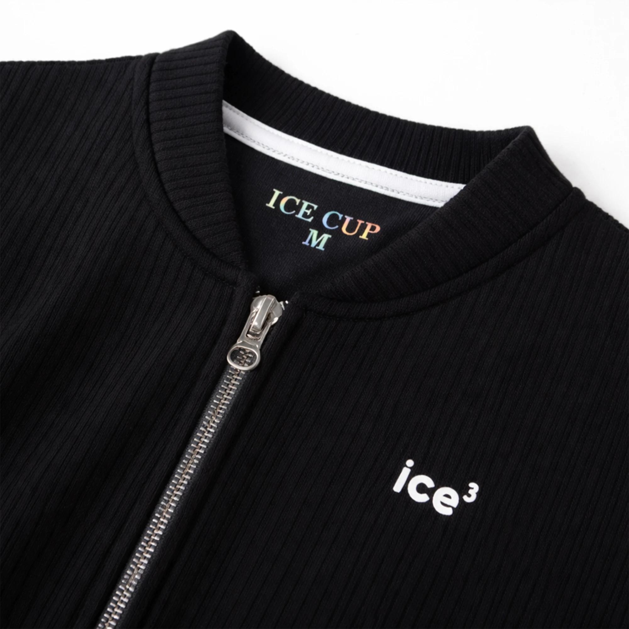 جاكيت بومبر محبوك بسحاب كامل للبنات media preview 2