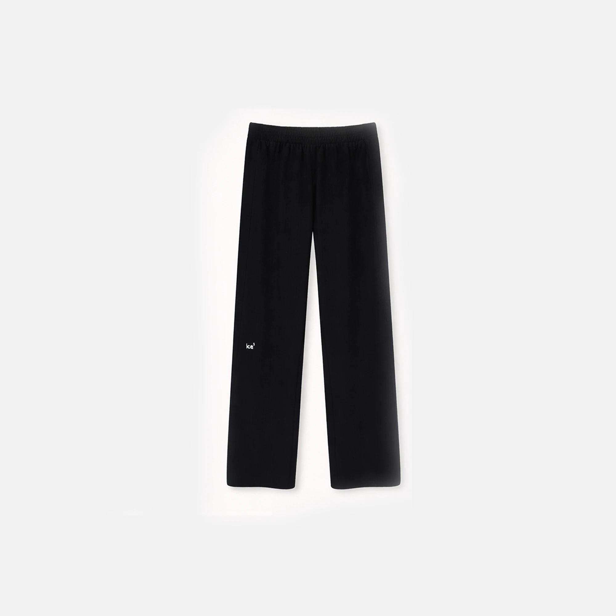 بنطلون واسع الساقين مضلع للبنات Thumbnail 1