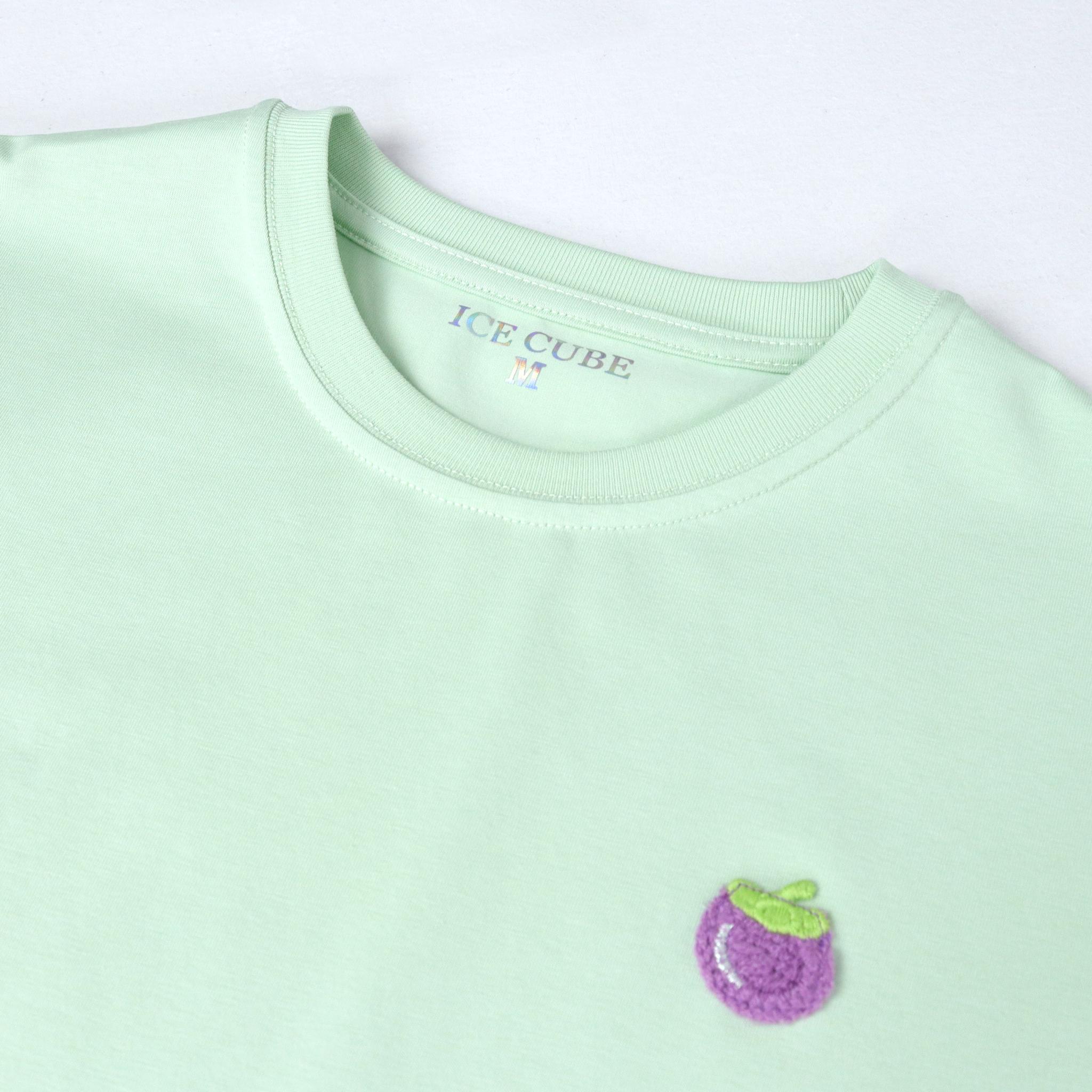 تيشيرت بناتي بقصة مربعة وأكتاف منسدلة ورسومات media preview 2