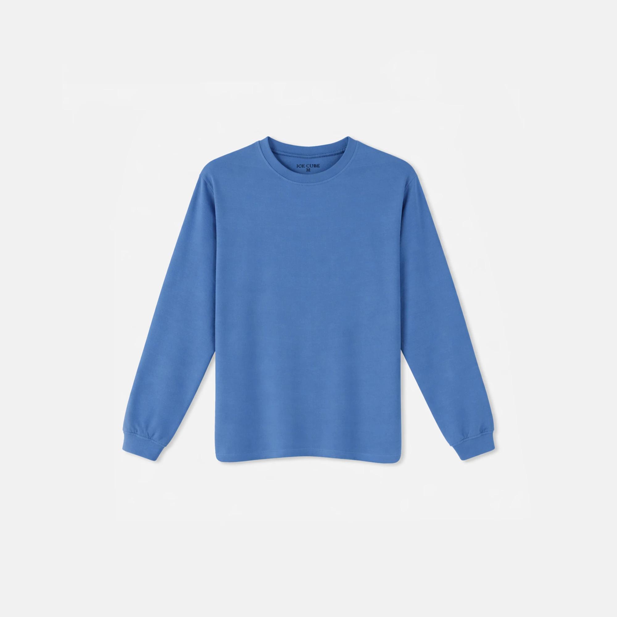 كنزة رجالية بأكمام طويلة ورقبة دائرية Thumbnail 1