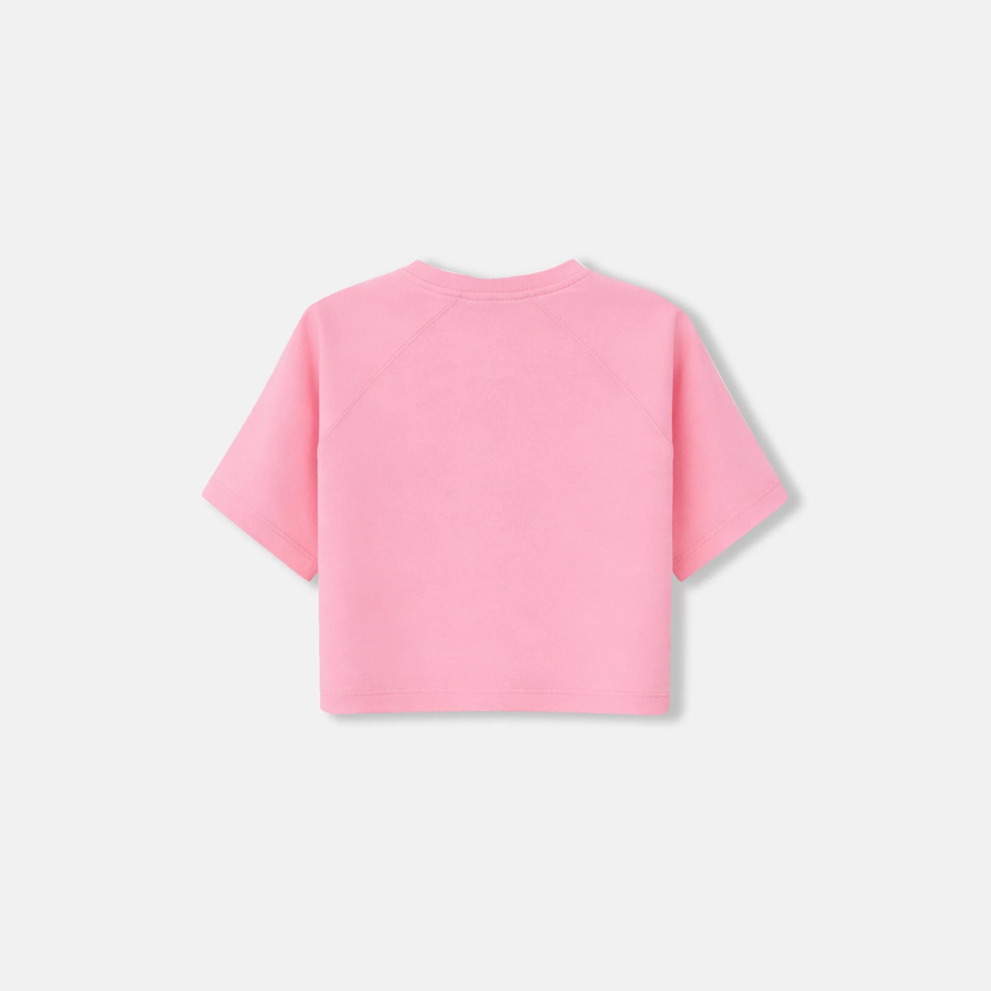 تيشيرت قصير للبنات من كاليفورنيا فارستي – تيشيرت مطبوع بأكمام راجلان Thumbnail 3