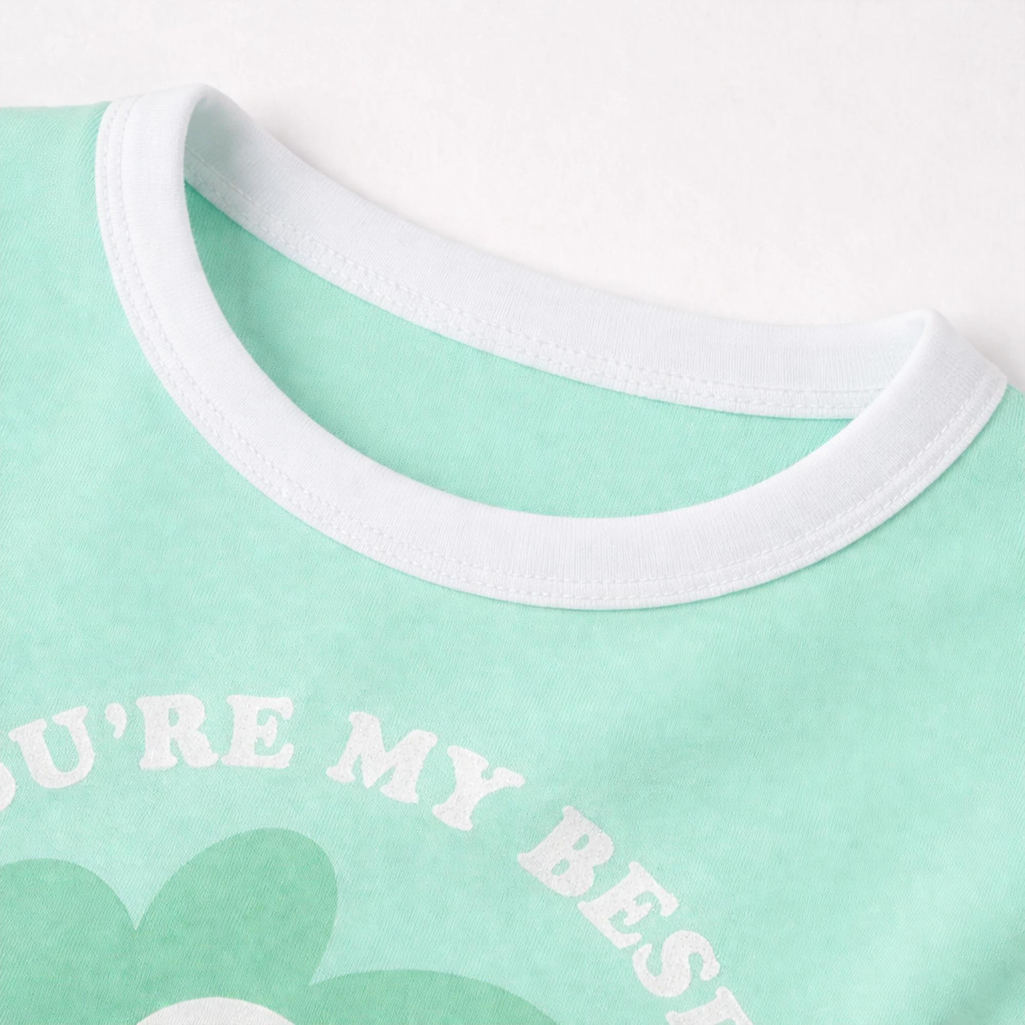 تيشيرت قطني ناعم مطبوع عليه زهور Thumbnail 2