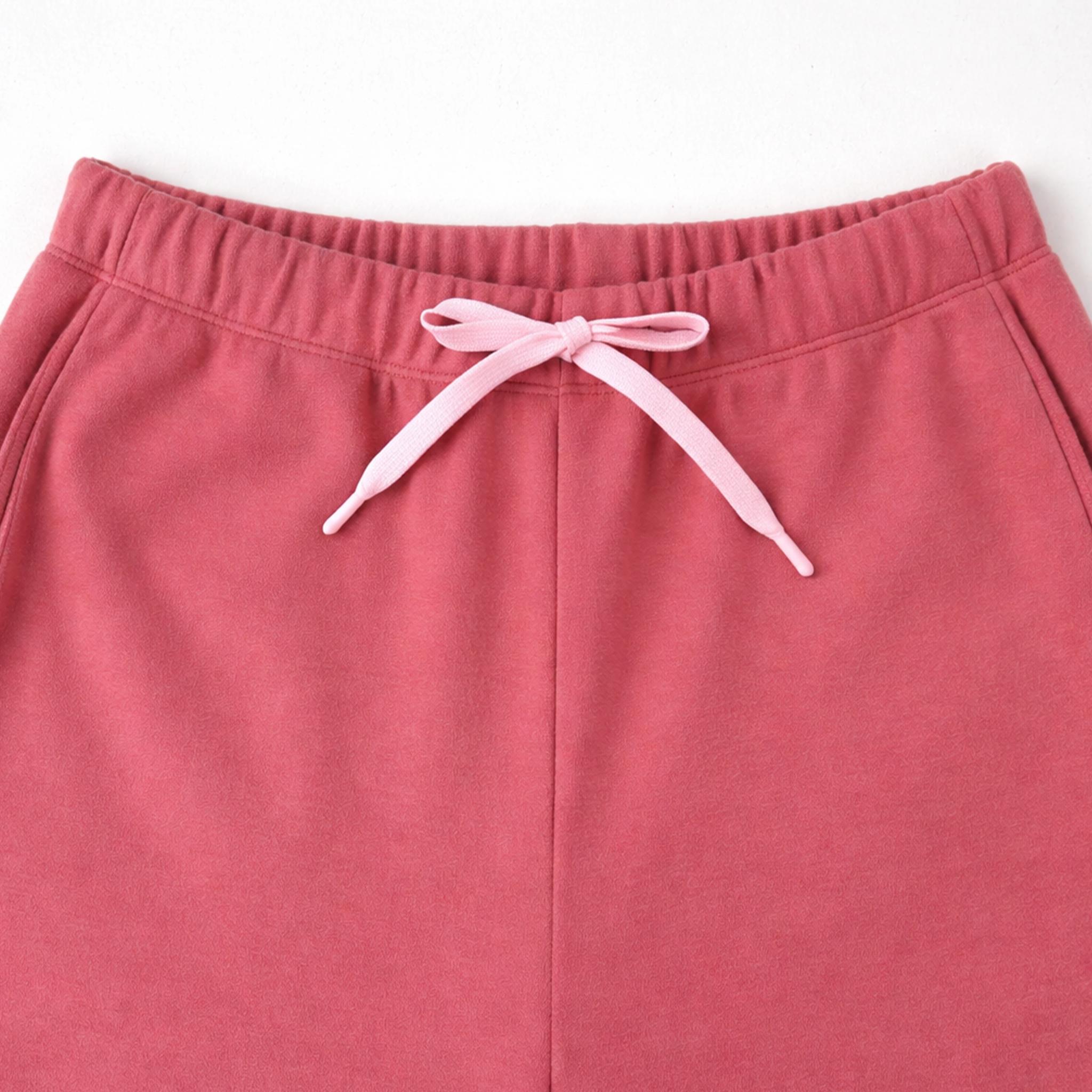 بنطال رياضي واسع الساقين بخصر عالٍ مزود برباط media preview 2