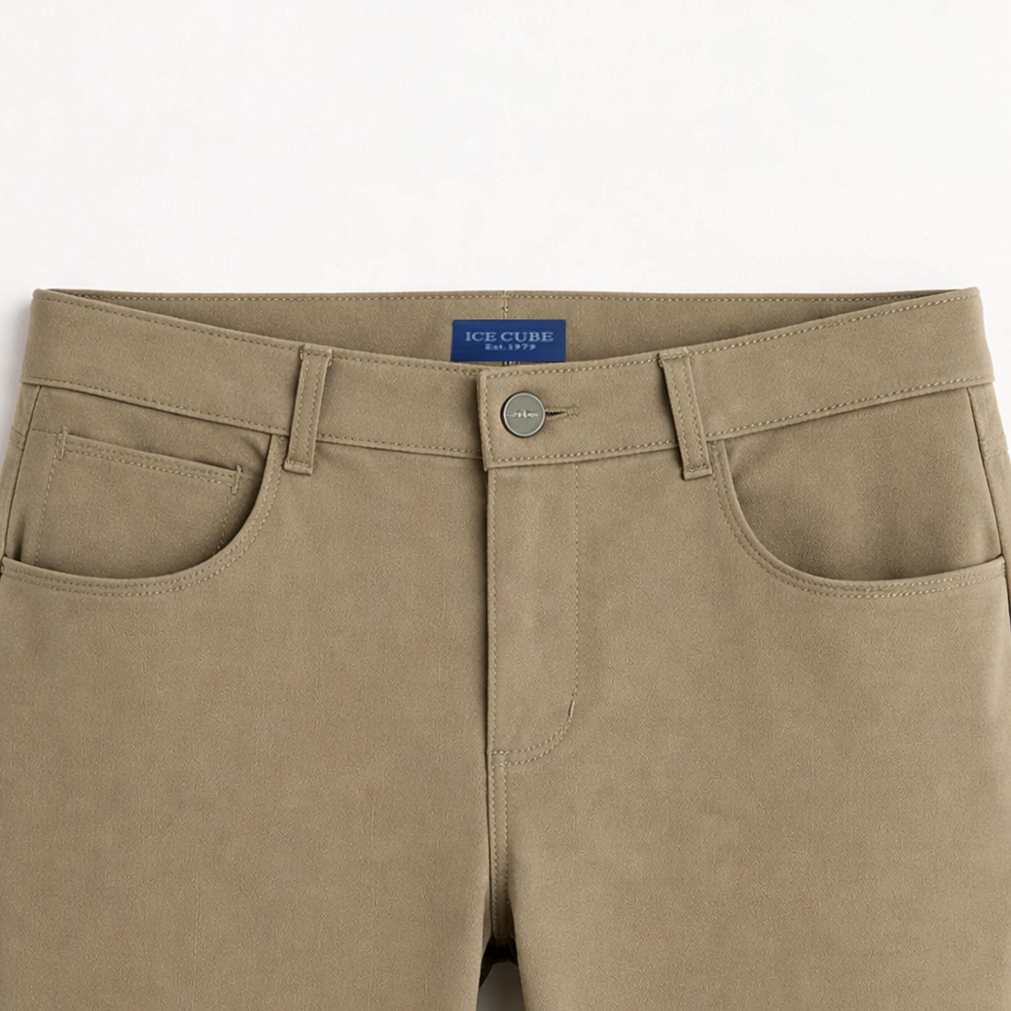 بنطلون تشينو رجالي بقصة ضيقة media preview 2