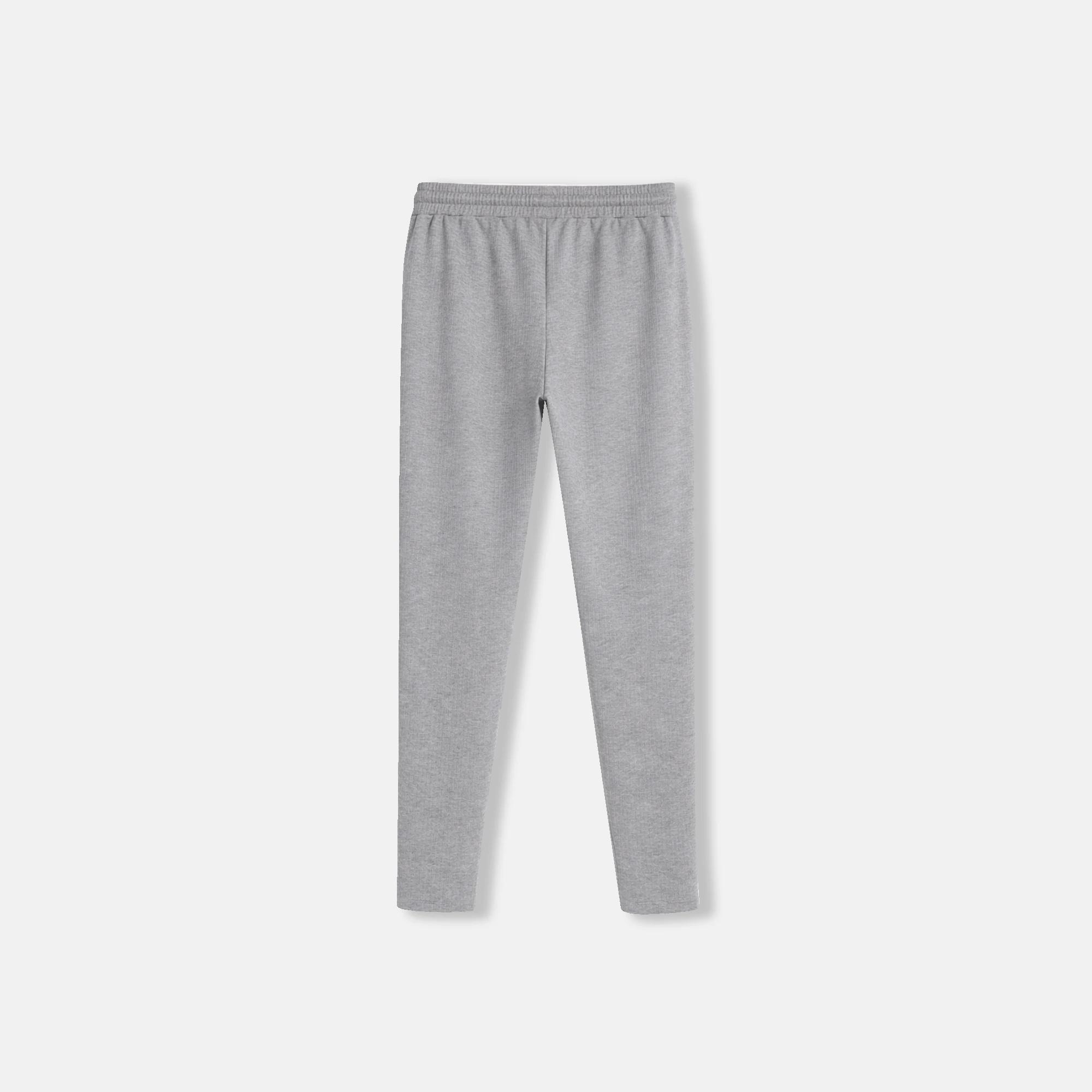 بنطلون رجالي ضيق بقصة مستقيمة مع خصر برباط media preview 3