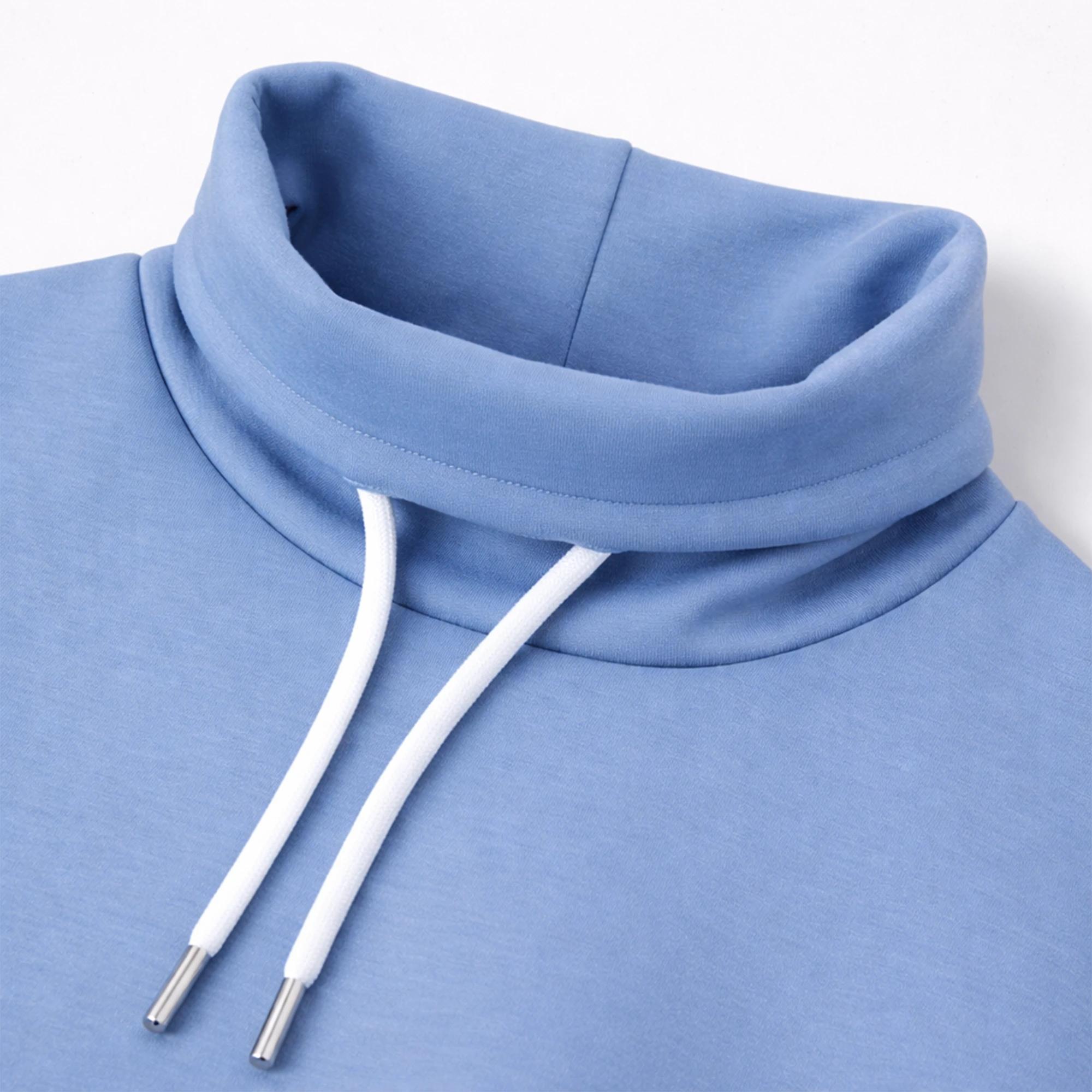 كنزة نسائية برباط وياقة عالية media preview 2