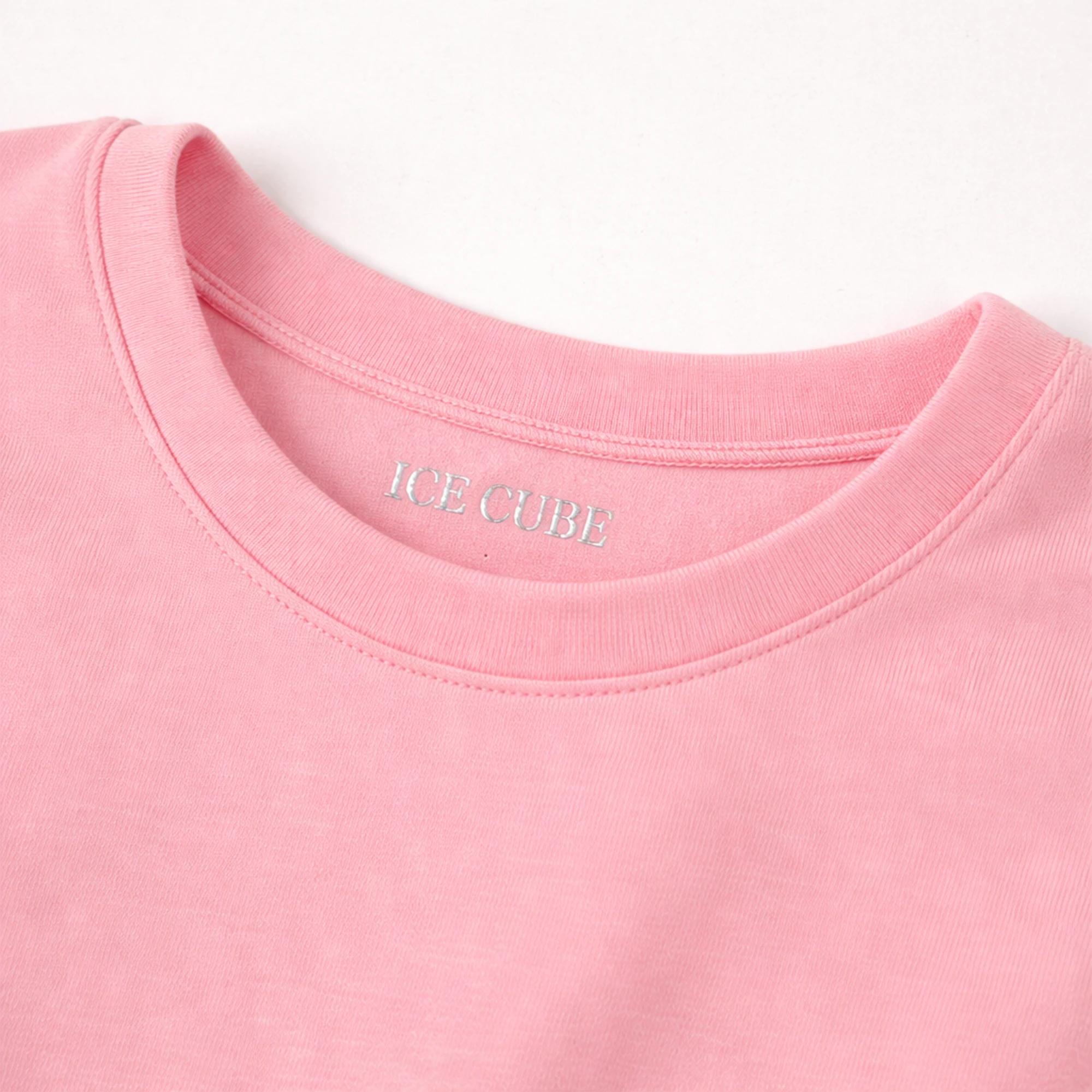 تيشيرت نسائي قصير الأكمام ضيق Thumbnail 2