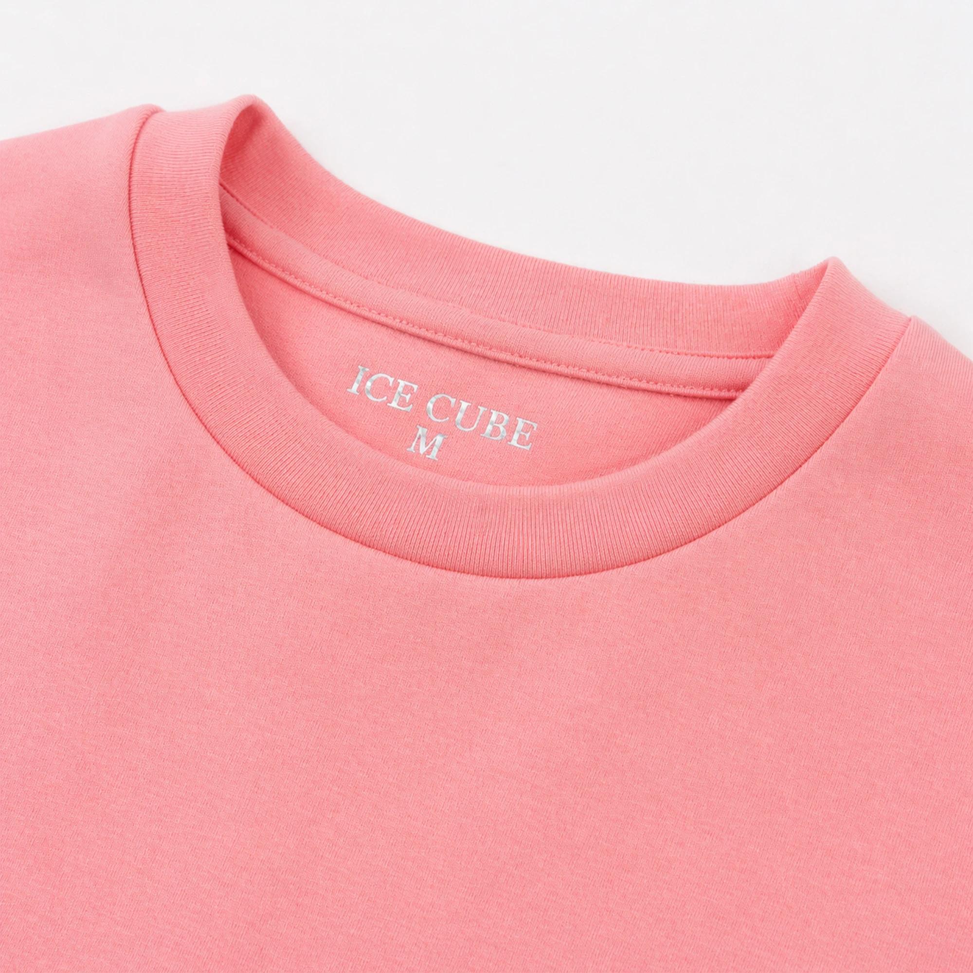 تيشيرت قطني نسائي بقصة مريحة وأكتاف منسدلة Thumbnail 2