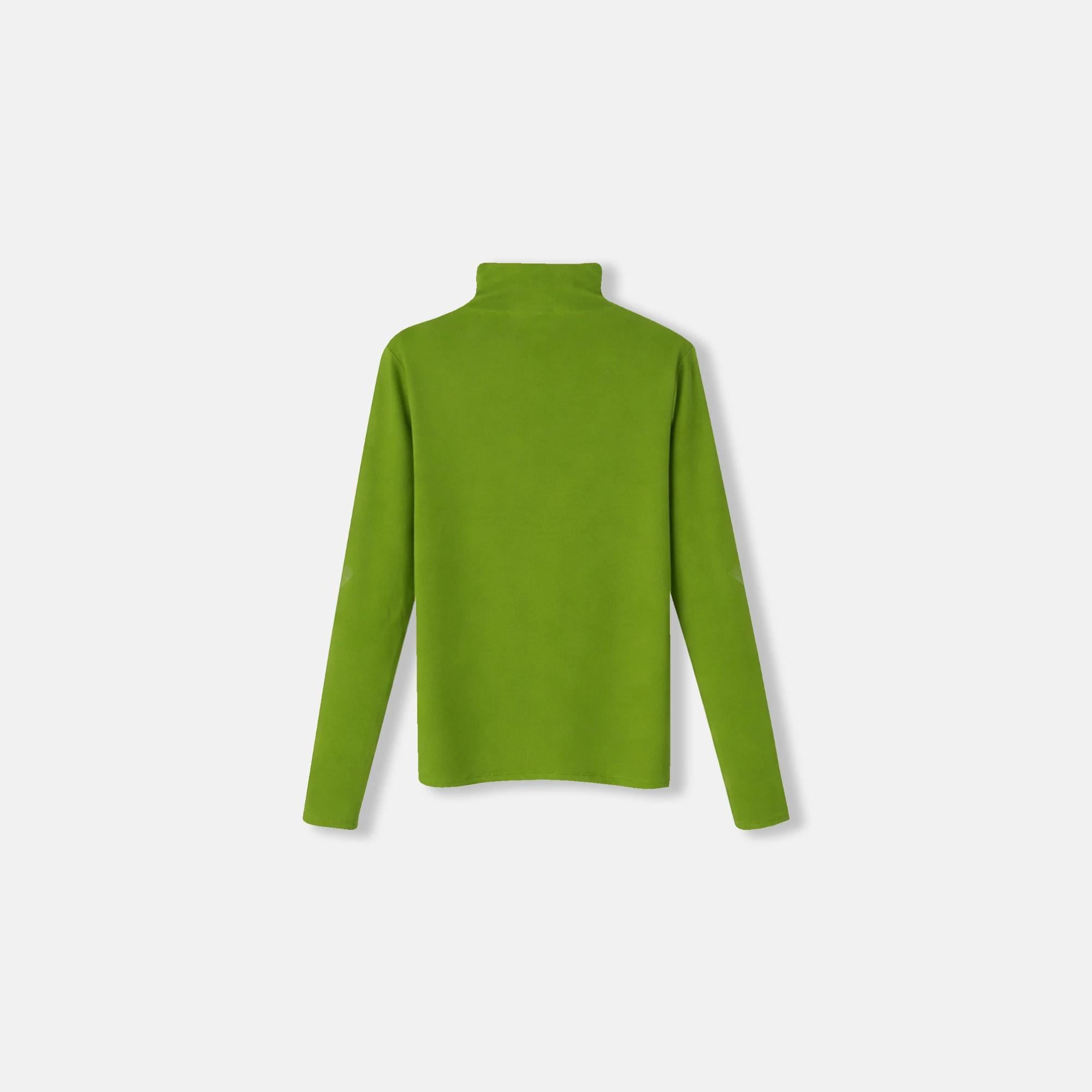 كنزة نسائية بأكمام طويلة ورقبة عالية Thumbnail 3